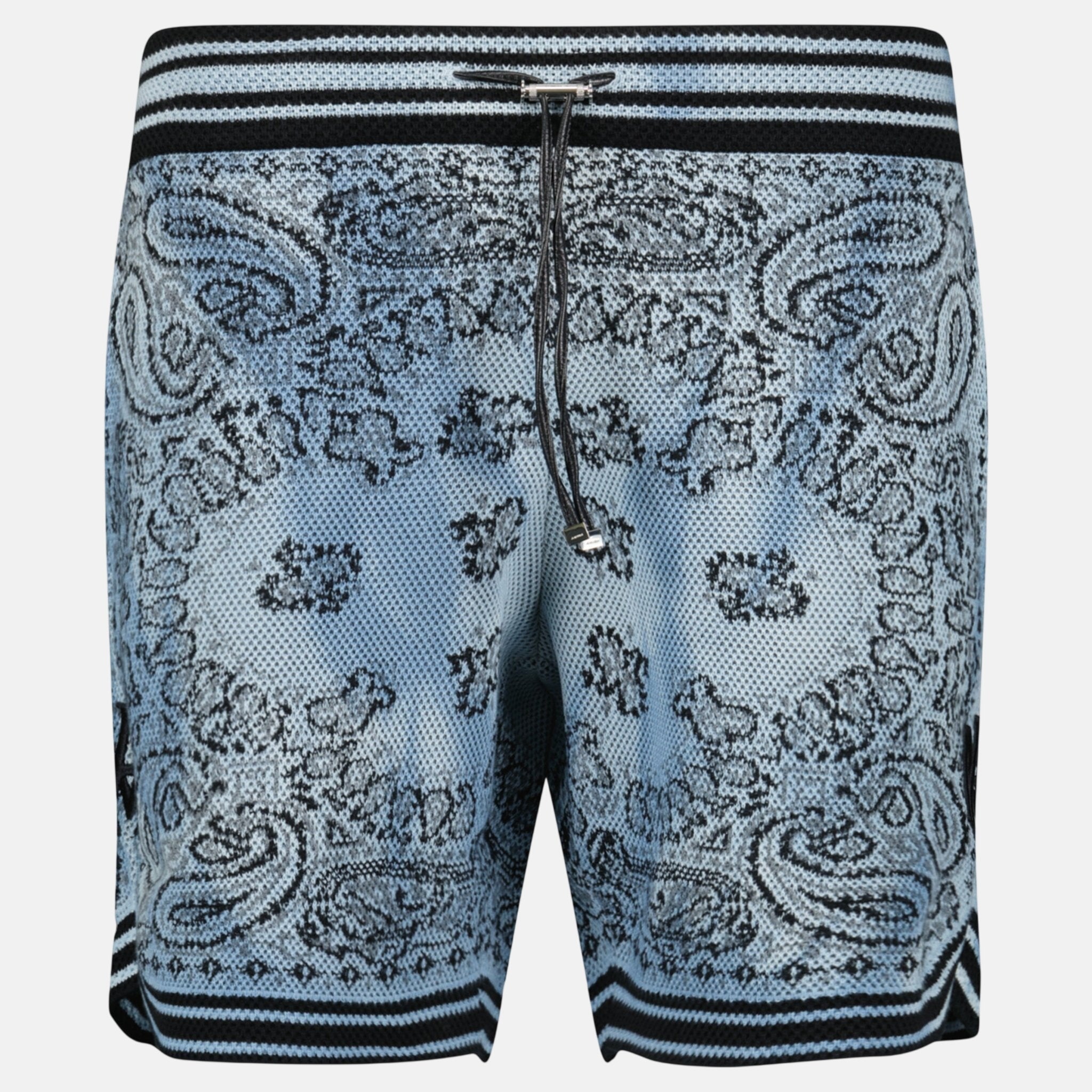 Amiri Bandana Knitted Basketball Shorts Blue – O7 | Studio DOS by Designer Outlet Sales