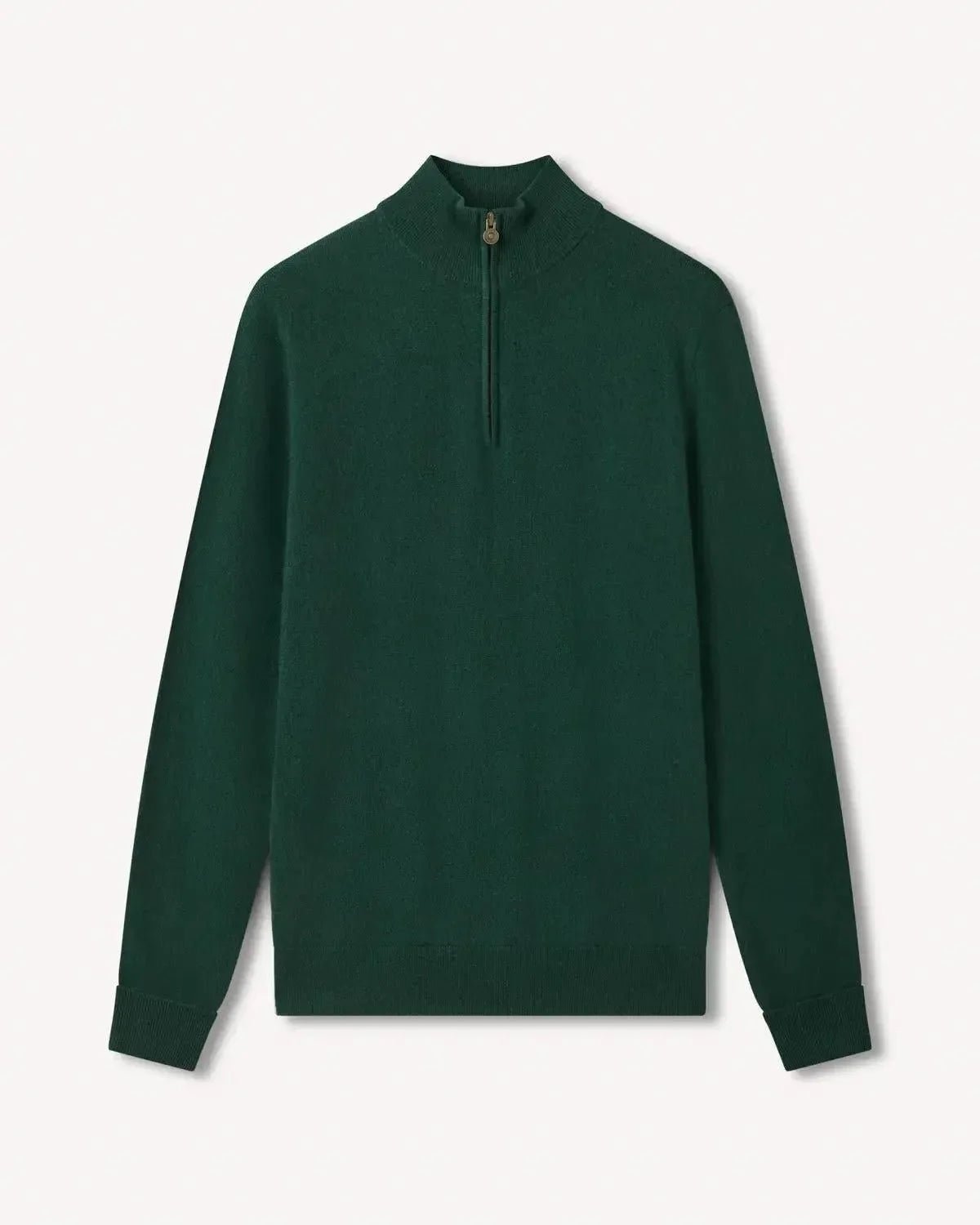 Bernard Weatherill Cashmere Mix 1/4 Zip Knit Forest – 40540-011-036 | Studio DOS by Designer Outlet Sales