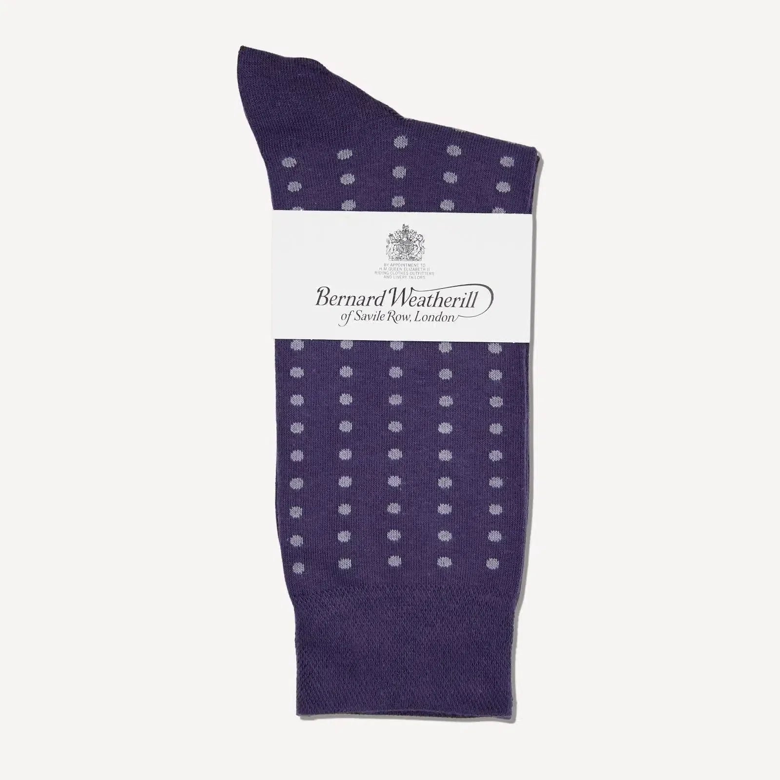 Bernard Weatherill Dot Socks Grape Silver – 40540-005-001 | Studio DOS by Designer Outlet Sales