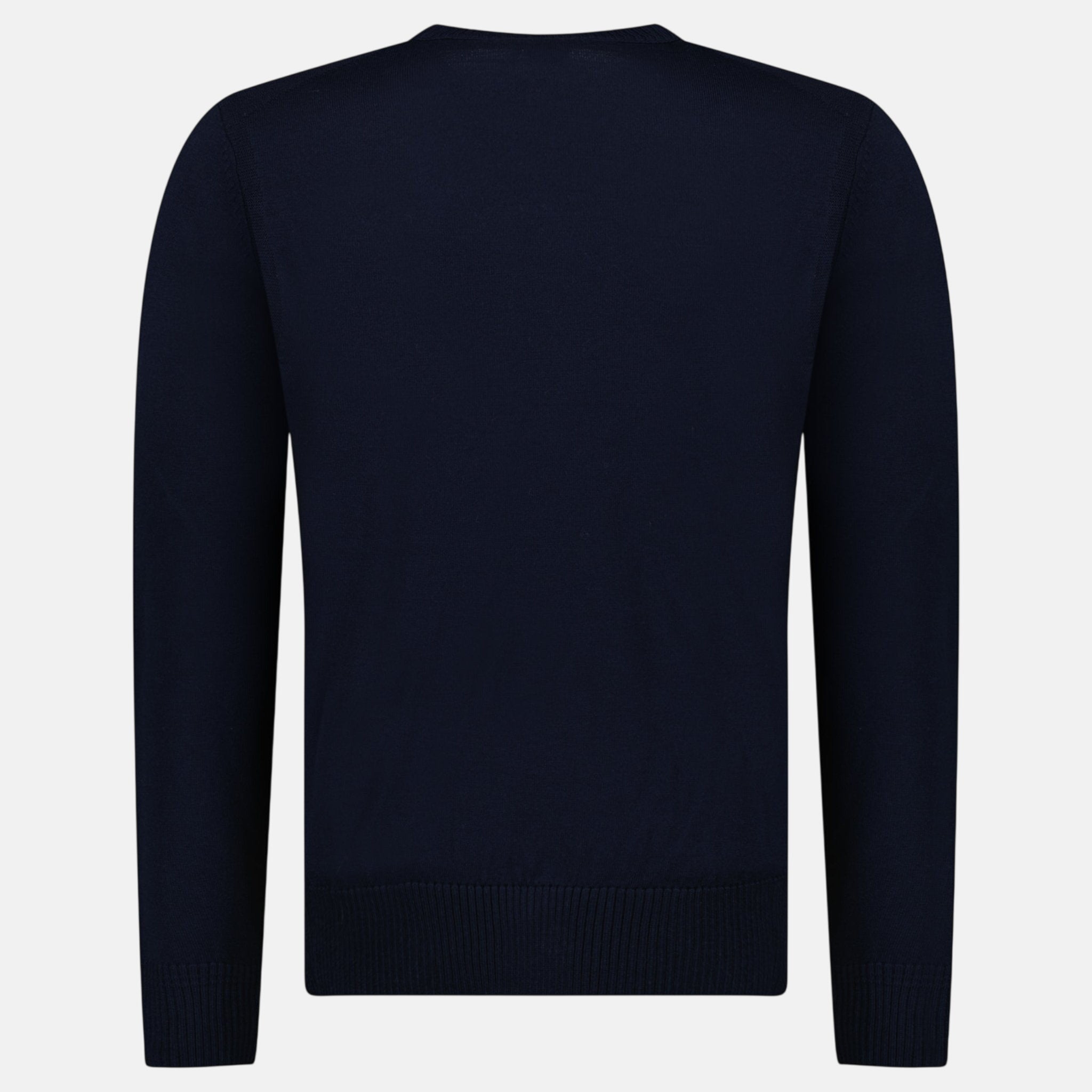 Boss Avac Crew Neck Knit Jumper Navy – B39 | Studio DOS by Designer Outlet Sales