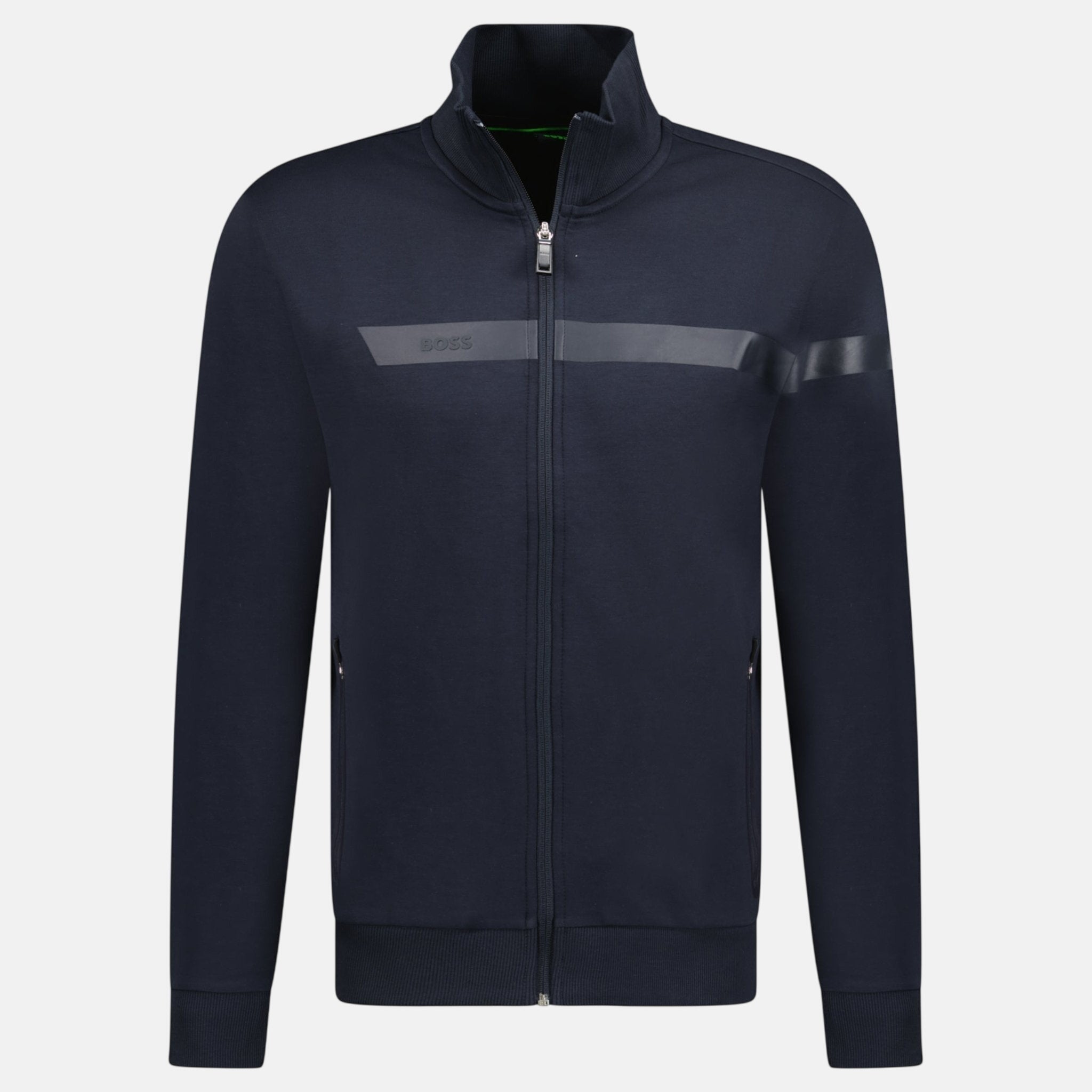 BOSS Funnel Neck Zip Up Sweatshirt Black – E8 | Studio DOS by Designer Outlet Sales