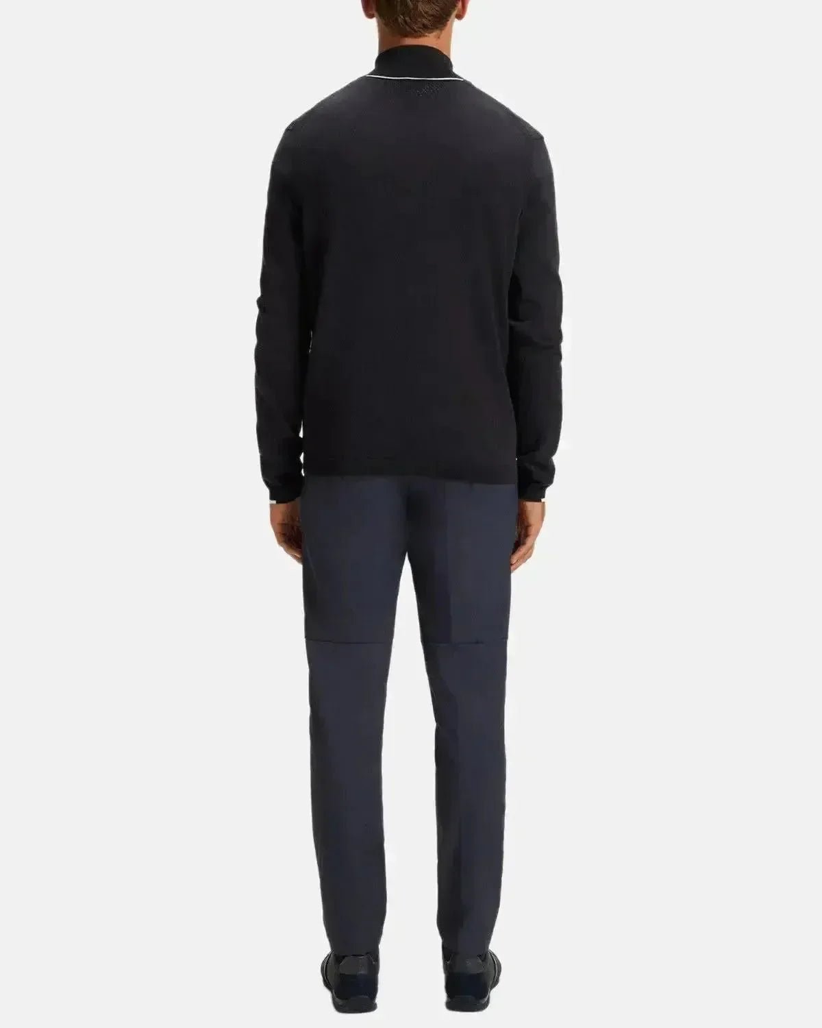 BOSS K - EVERX 1/4 ZIP COTTON KNIT DARK BLUE – BOSS-50541965-402-S | Studio DOS by Designer Outlet Sales