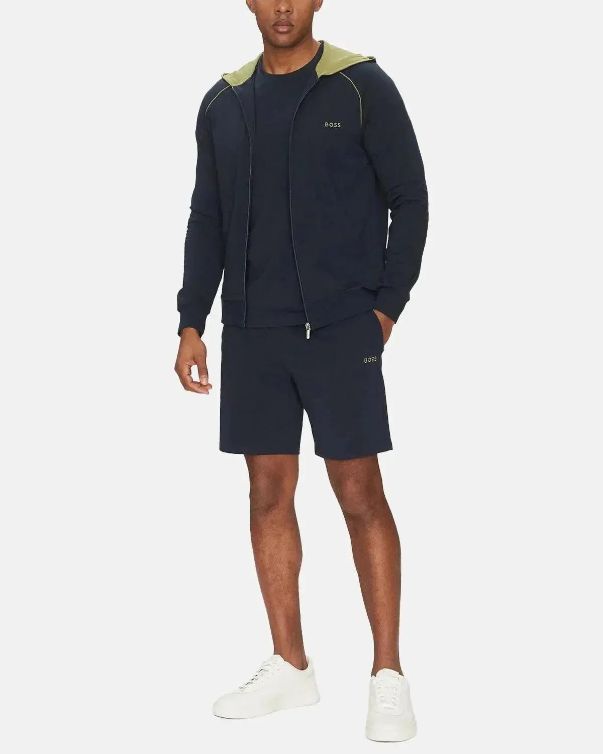 BOSS MIX AND MATCH ZIP HOODIE DARK BLUE – HUGO-BOSS-50515313-406-S | Studio DOS by Designer Outlet Sales