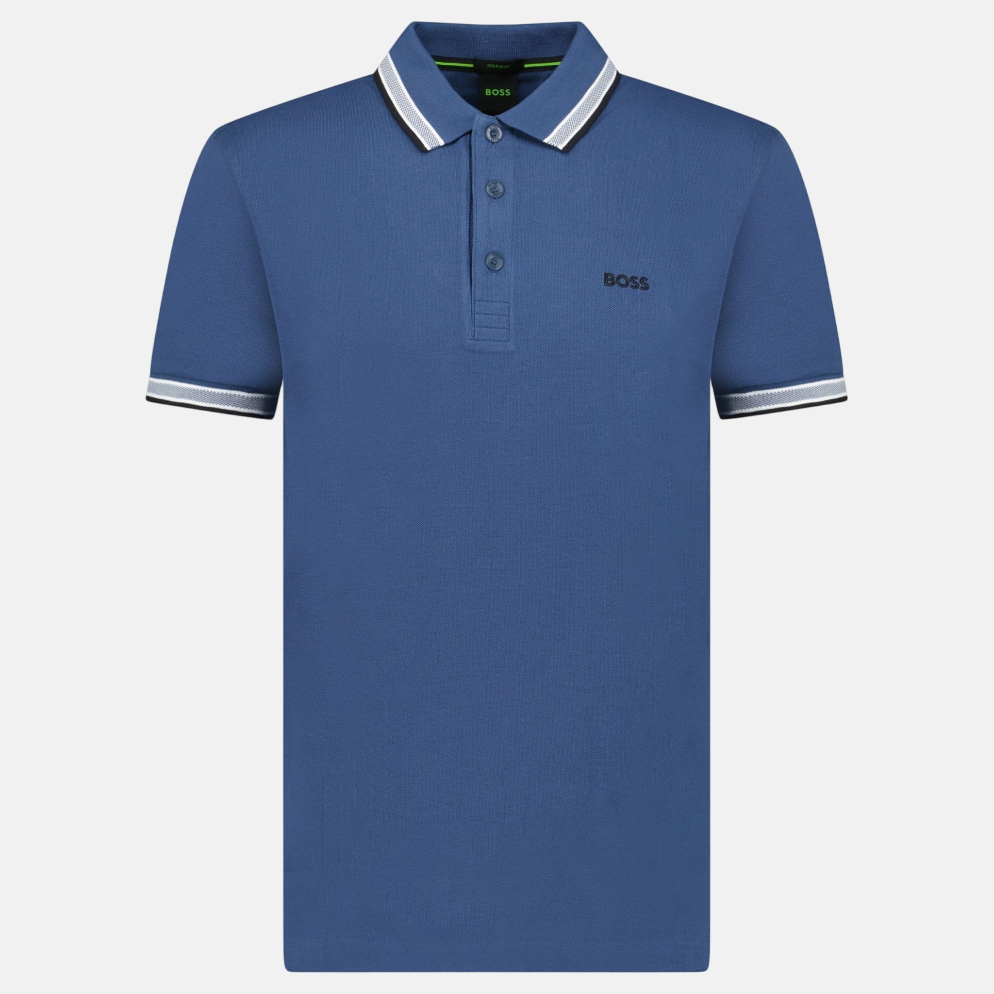 BOSS Paddy Polo Shirt Blue – sku-55536218734973 | Studio DOS by Designer Outlet Sales