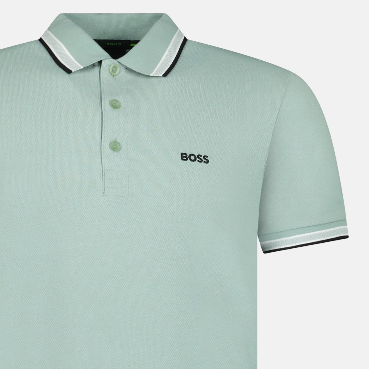 Boss Paddy Polo Shirt Open Green – C34 | Studio DOS by Designer Outlet Sales