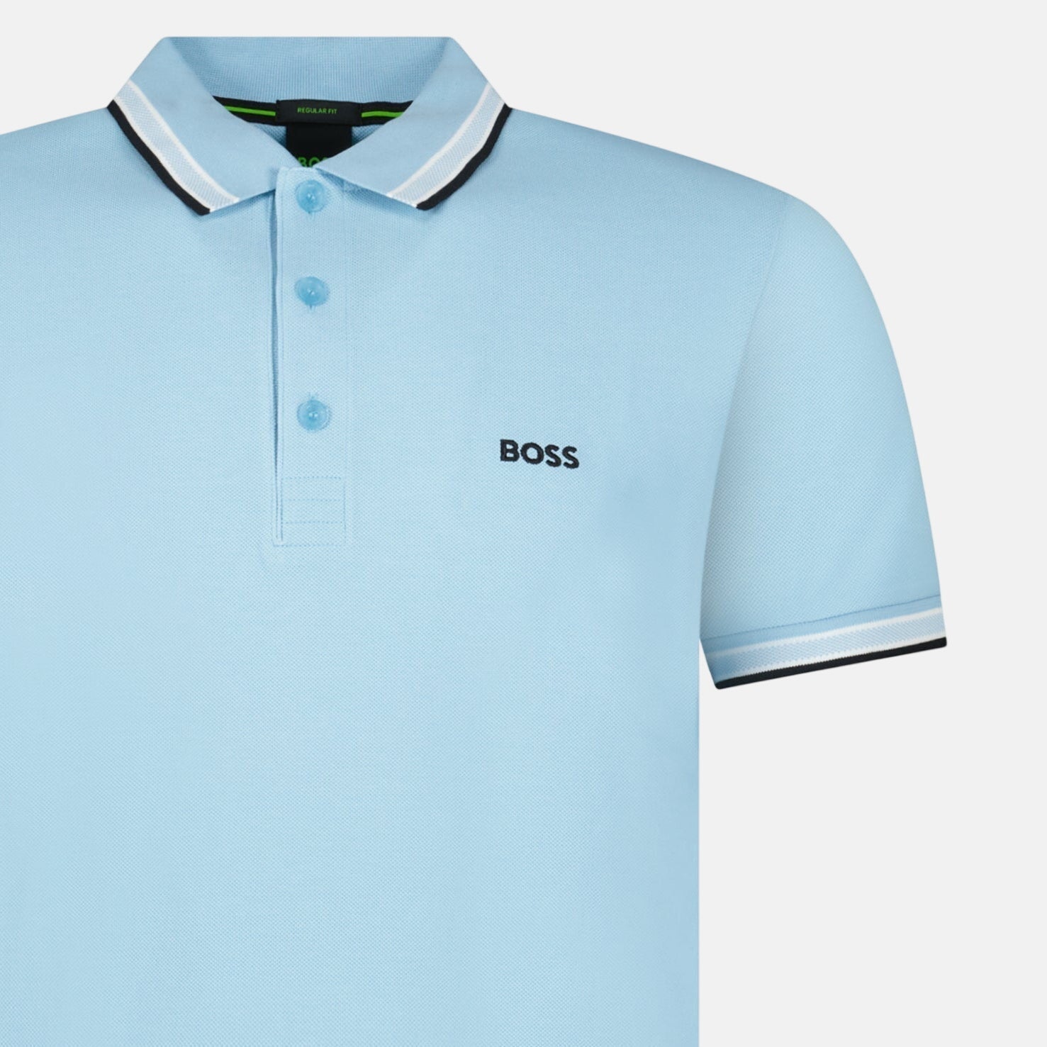 Boss Paddy Polo Shirt Pastel Blue – A69 | Studio DOS by Designer Outlet Sales