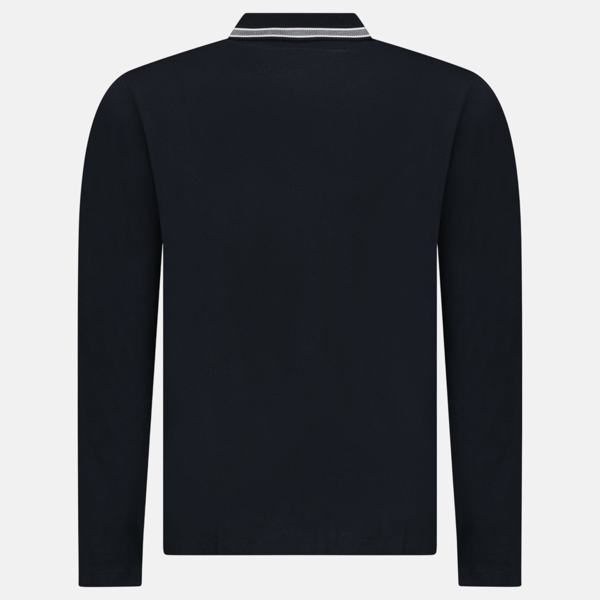 Boss Plisy Long Sleeve Polo Shirt Dark Blue – B39 | Studio DOS by Designer Outlet Sales