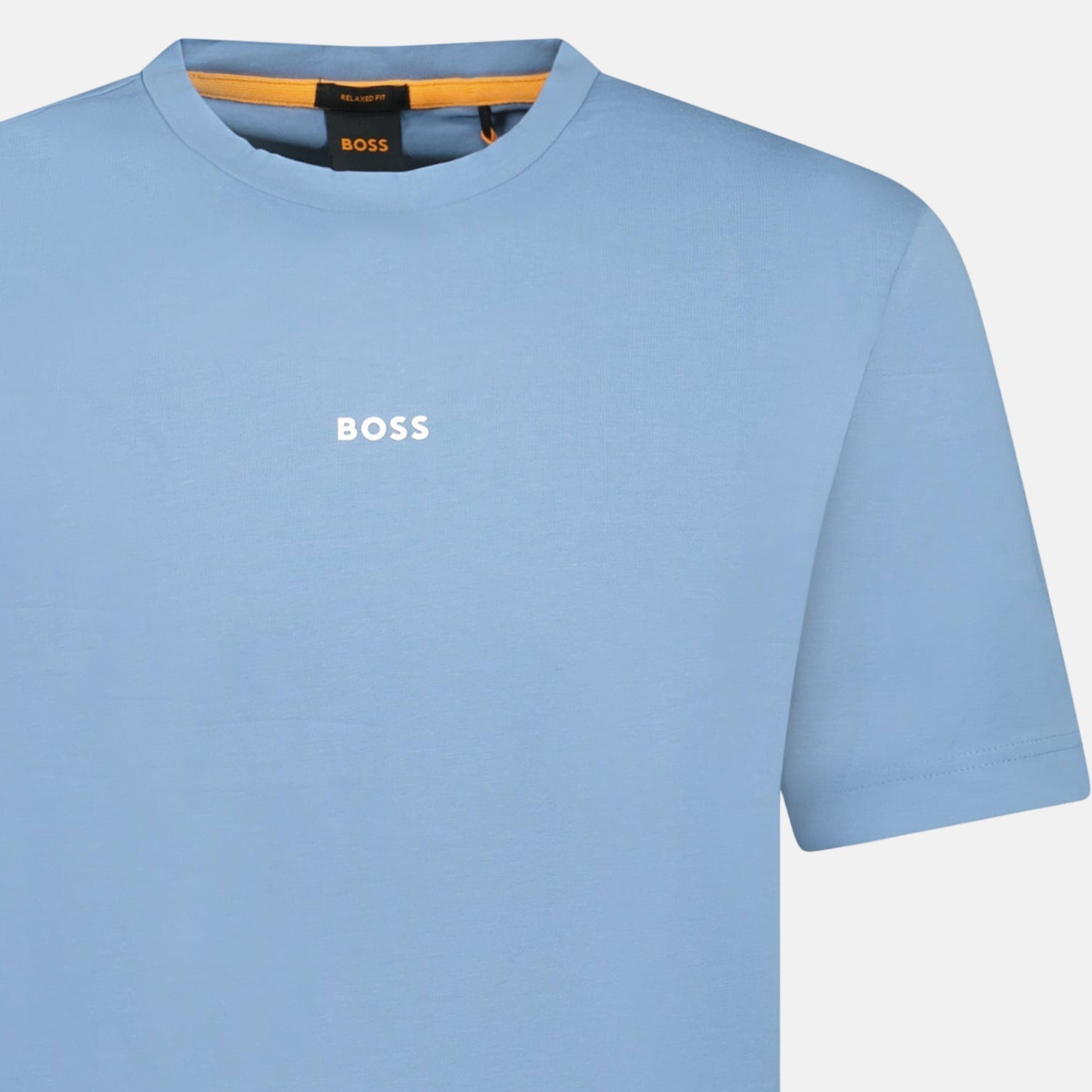 BOSS Relaxed - Fit Stretch Cotton T-Shirt Blue – sku-55536289055101 | Studio DOS by Designer Outlet Sales