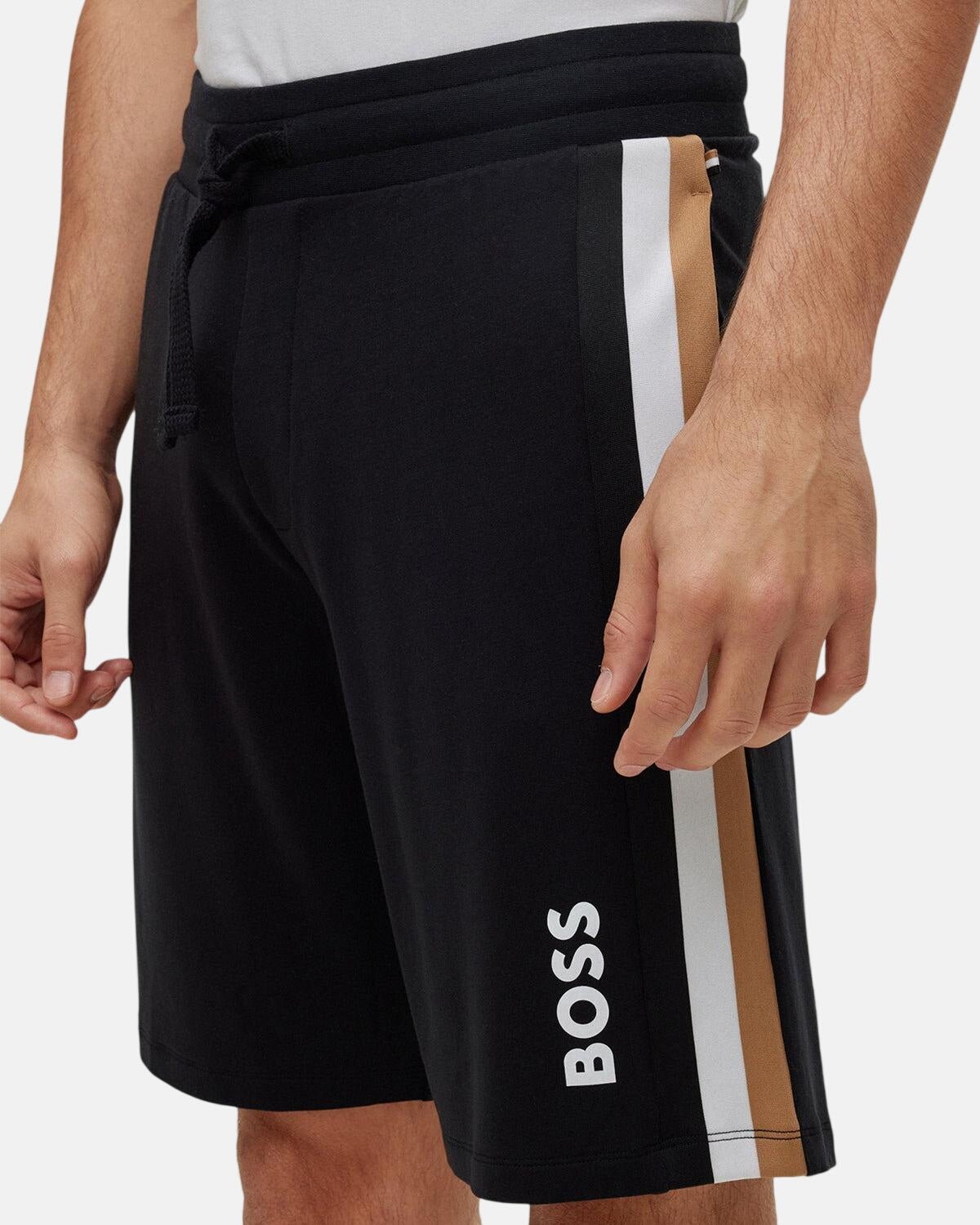 BOSS SIGNATURE STRIPE LOUNGEWEAR SHORTS BLACK – HUGO-BOSS-50491511-001-XS | Studio DOS by Designer Outlet Sales