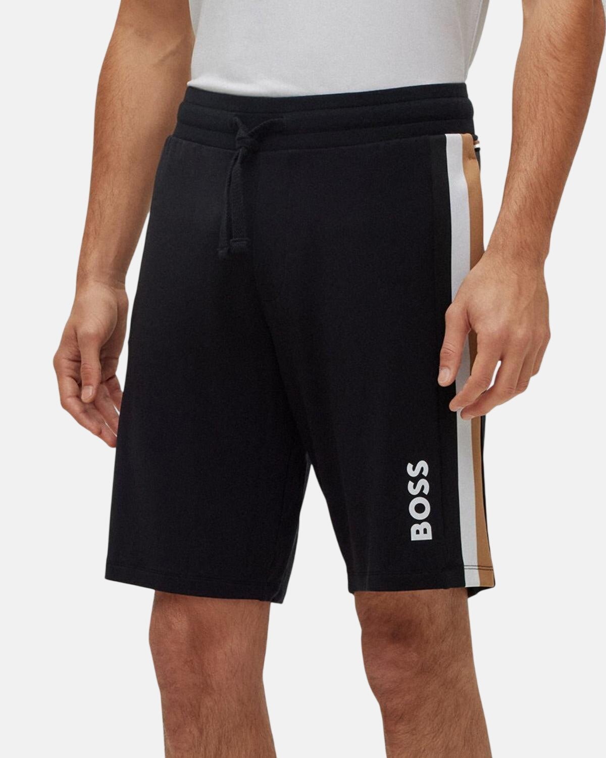 BOSS SIGNATURE STRIPE LOUNGEWEAR SHORTS BLACK – HUGO-BOSS-50491511-001-XS | Studio DOS by Designer Outlet Sales