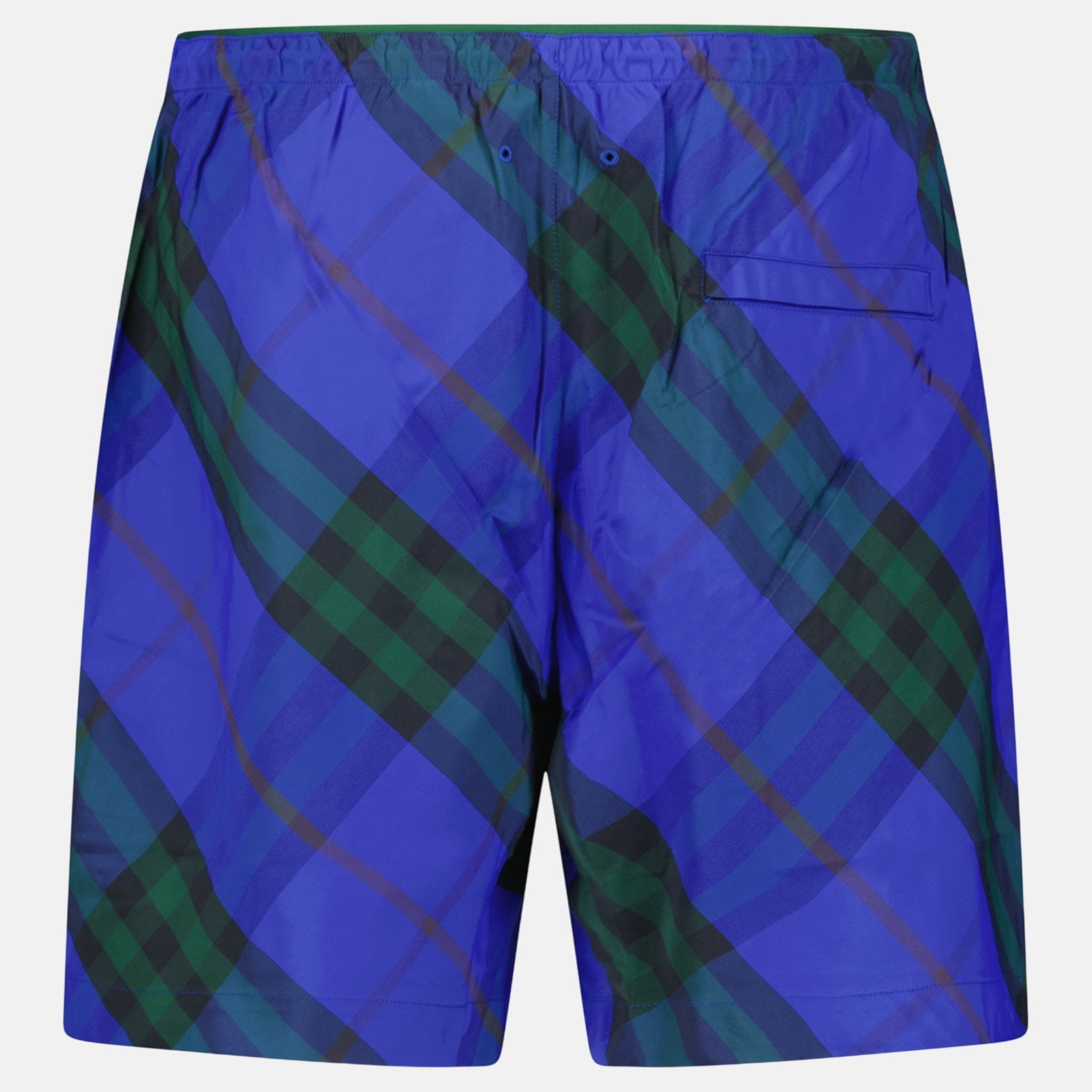 Burberry Check Swim Shorts Blue – sku-55425924956541 | Studio DOS by Designer Outlet Sales
