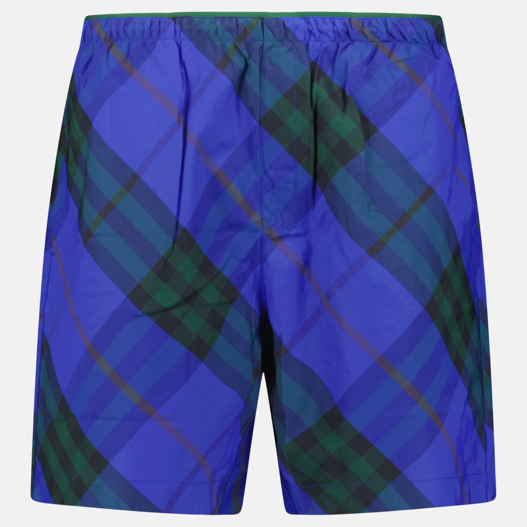 Burberry Check Swim Shorts Blue – sku-55425924956541 | Studio DOS by Designer Outlet Sales