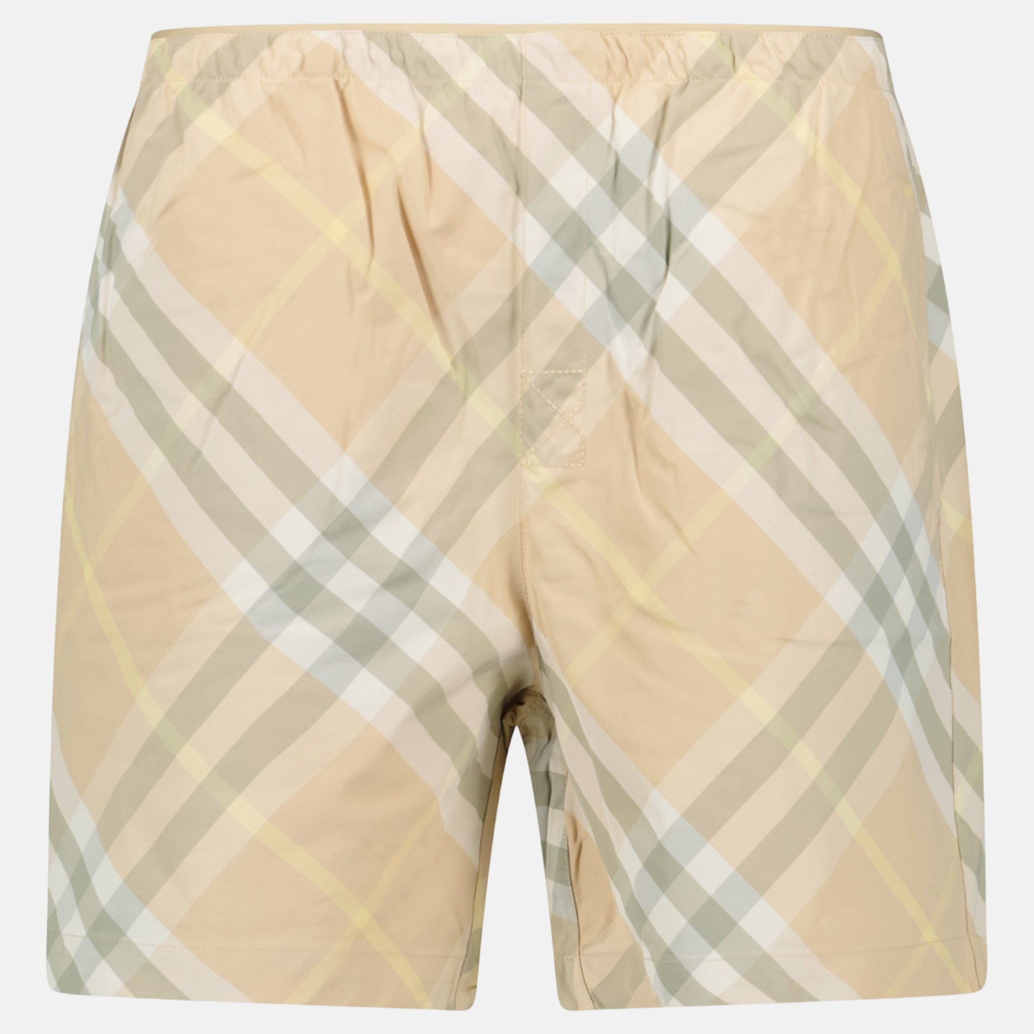 Burberry Check Swim Shorts Flax Beige – sku-55425956872573 | Studio DOS by Designer Outlet Sales