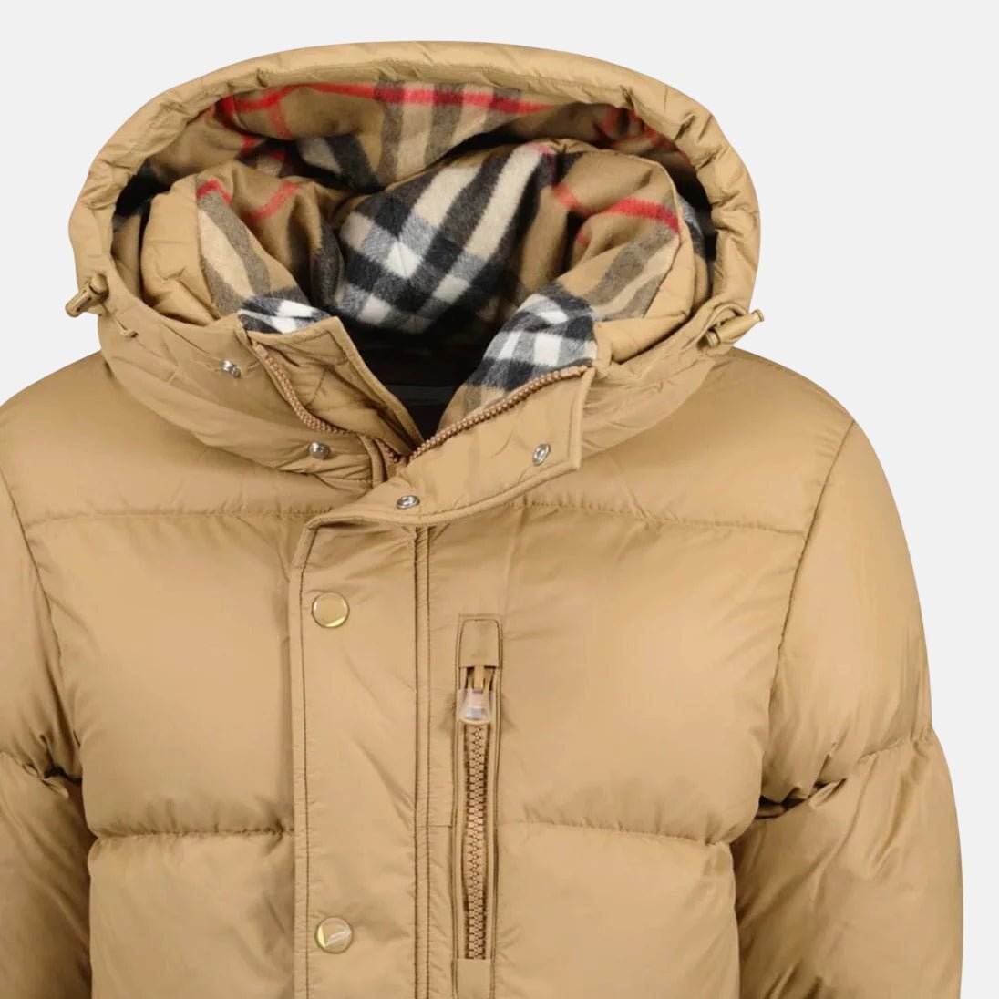 Burberry Haworth Mid Length Down Puffer Jacket Beige – sku-57164575474045 | Studio DOS by Designer Outlet Sales