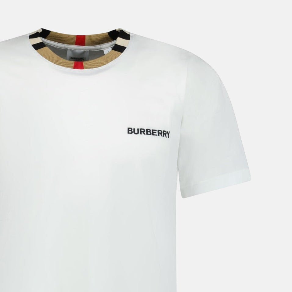Burberry 'Jayson' Check T-Shirt White – sku-44913406443798 | Studio DOS by Designer Outlet Sales