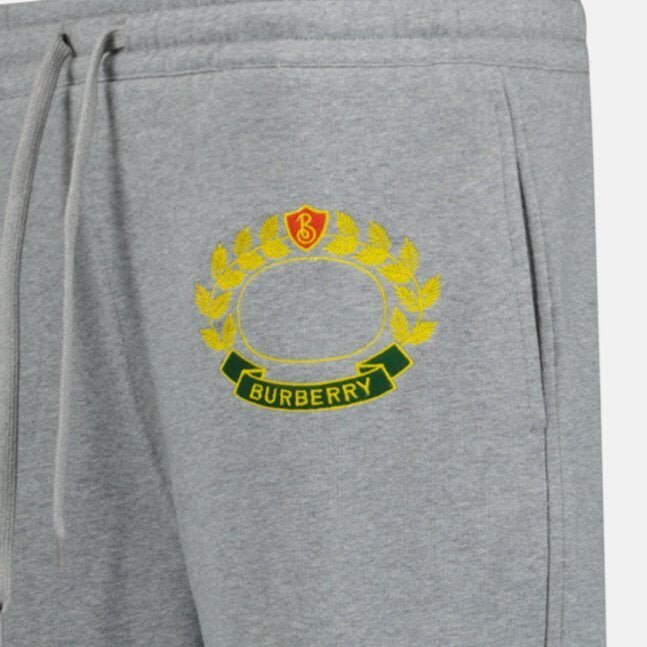Burberry 'Oxted' Logo Cuffed Sweat Pants Grey – C70 | Studio DOS by Designer Outlet Sales