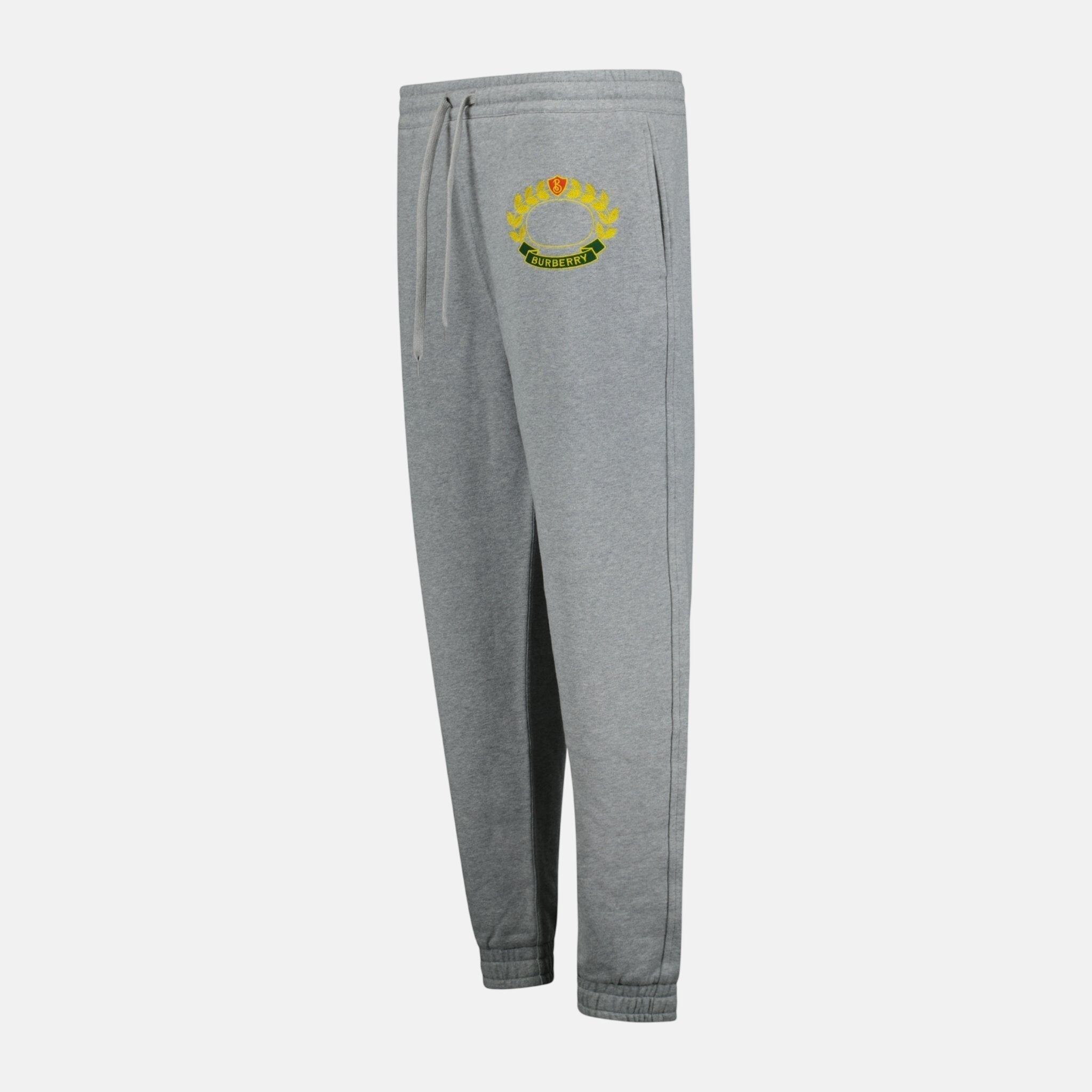 Burberry 'Oxted' Logo Cuffed Sweat Pants Grey – C70 | Studio DOS by Designer Outlet Sales