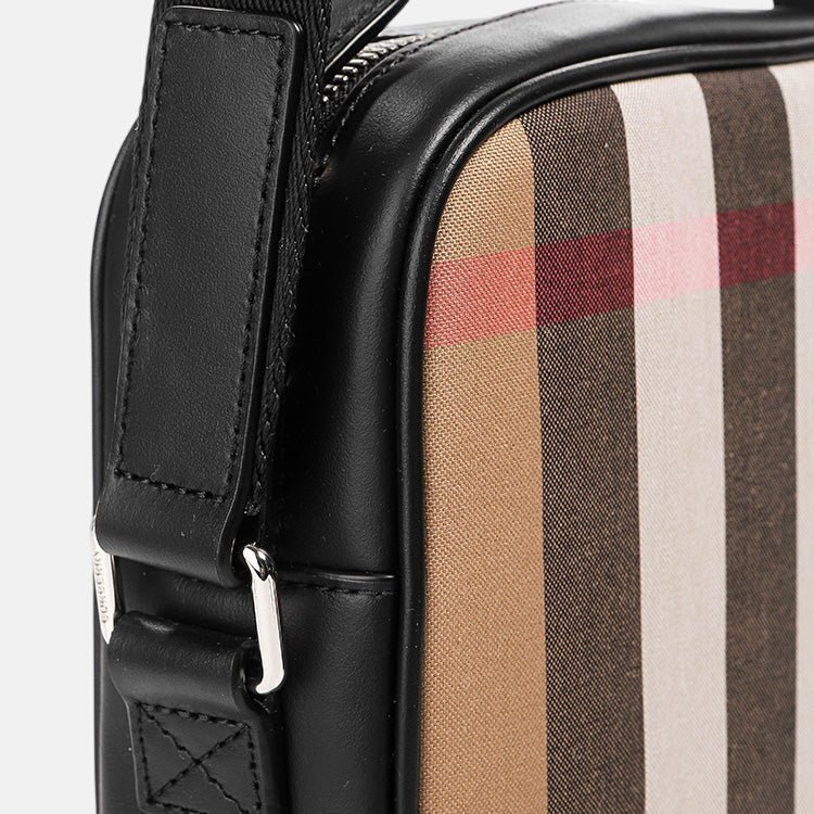 Burberry 'Paddy' Check Messenger Side Bag Black – G7 | Studio DOS by Designer Outlet Sales