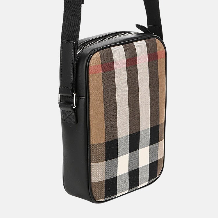 Burberry 'Paddy' Check Messenger Side Bag Black – G7 | Studio DOS by Designer Outlet Sales