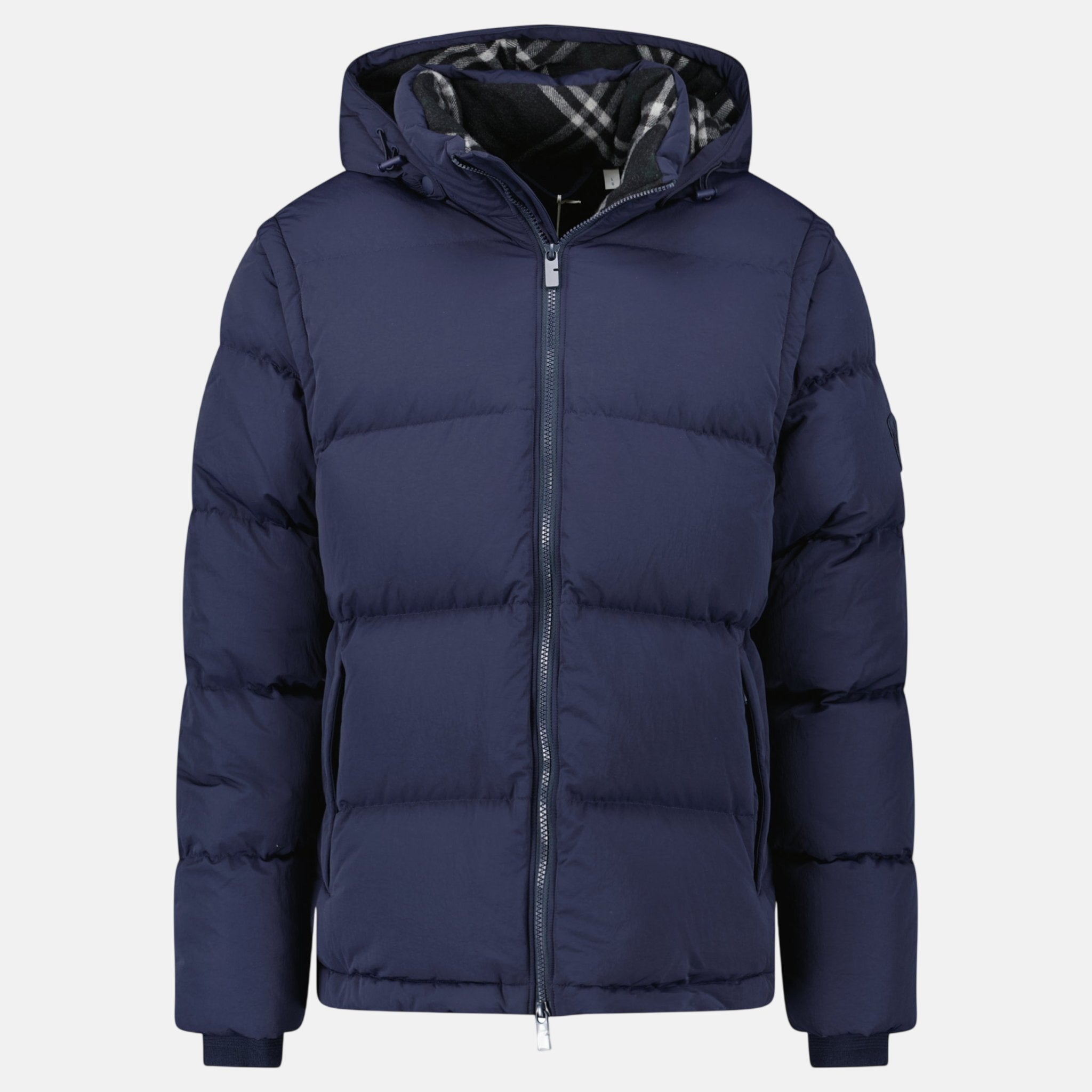 Burberry Technical Nylon Puffer Coat Gilet Navy – Rail 4 U | Studio DOS by Designer Outlet Sales