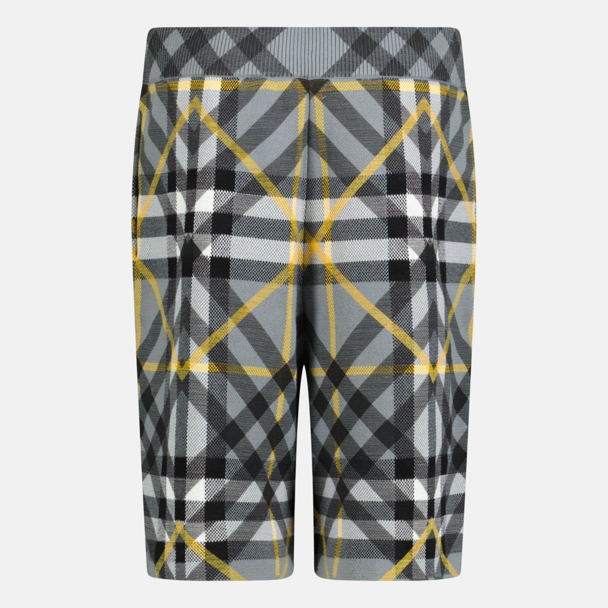Burberry 'Tilton' Cotton Shorts Yellow Grey – A53 | Studio DOS by Designer Outlet Sales