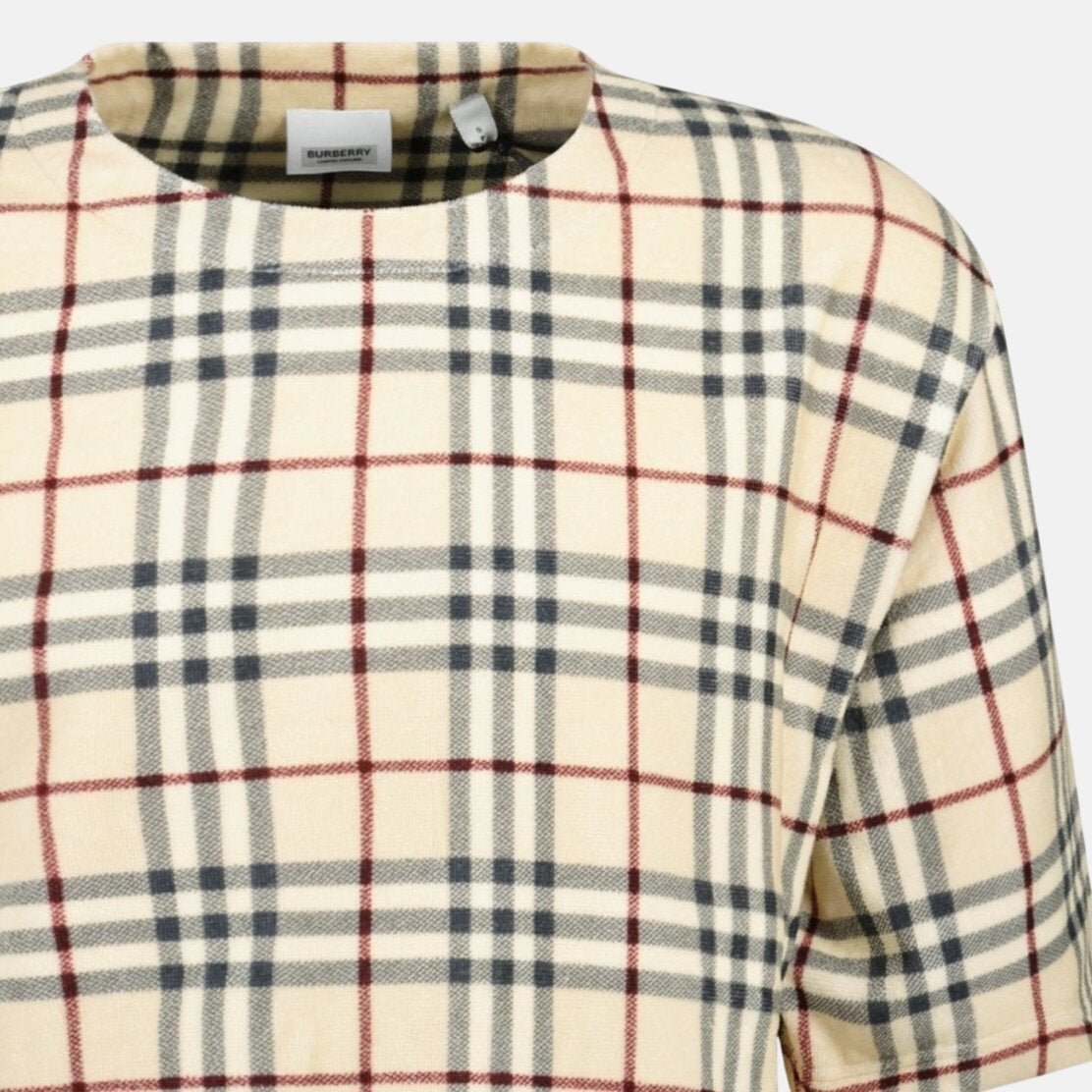 Burberry 'Willesden' Check T-Shirt Beige – A48 | Studio DOS by Designer Outlet Sales