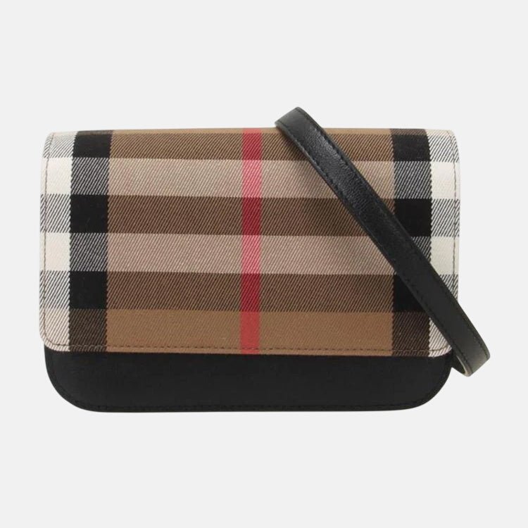 Burberry Womens 'Madison' Leather Shoulder Bag Black – F5/F13 | Studio DOS by Designer Outlet Sales