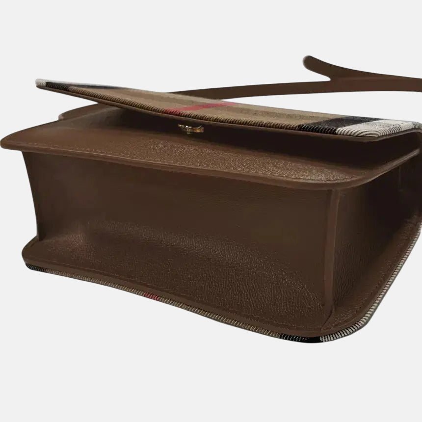 Burberry Womens 'Madison' Leather Shoulder Bag Earth Brown – F3 | Studio DOS by Designer Outlet Sales