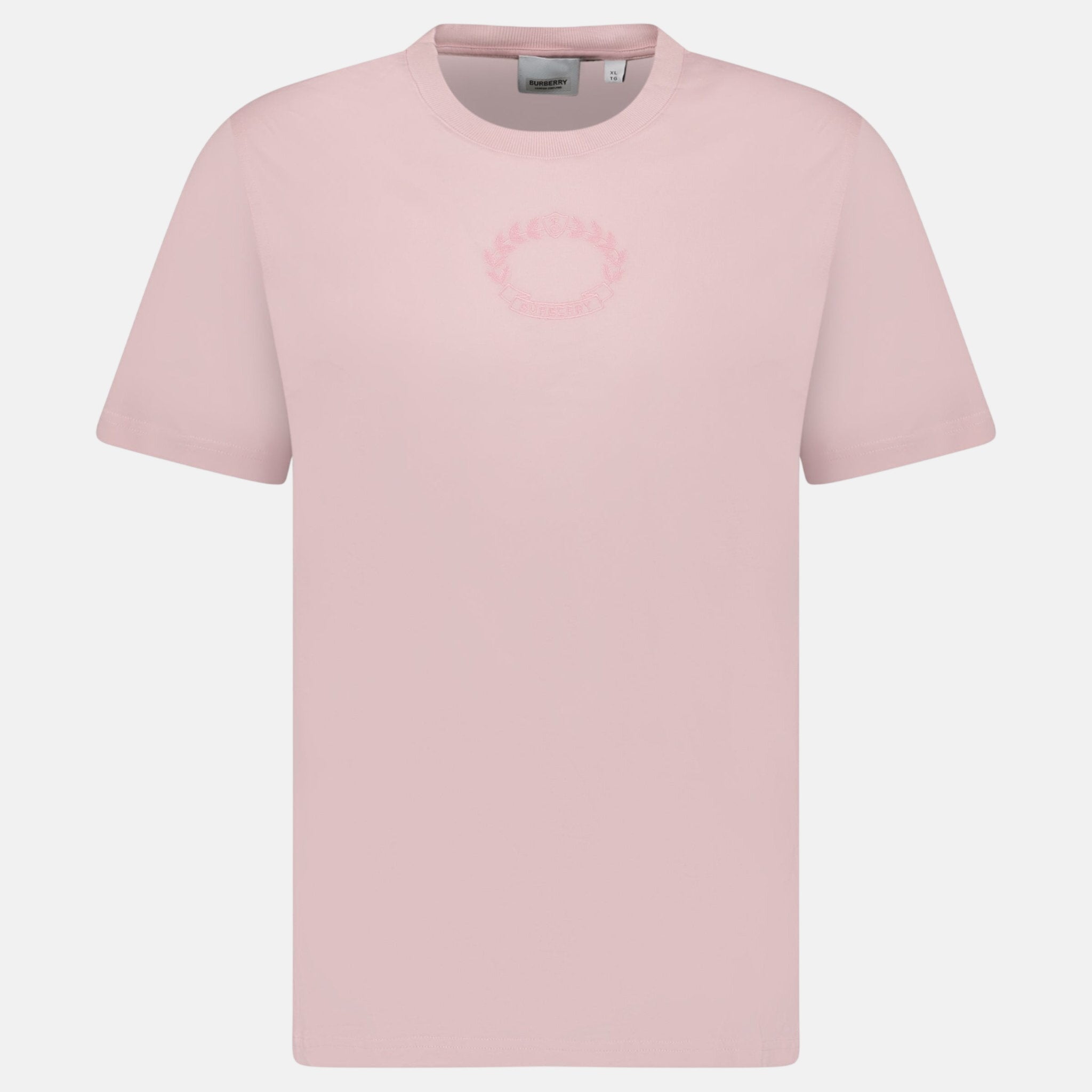 Burberry Womens 'Margot' Embroidery Logo T-Shirt Pink – A52 | Studio DOS by Designer Outlet Sales