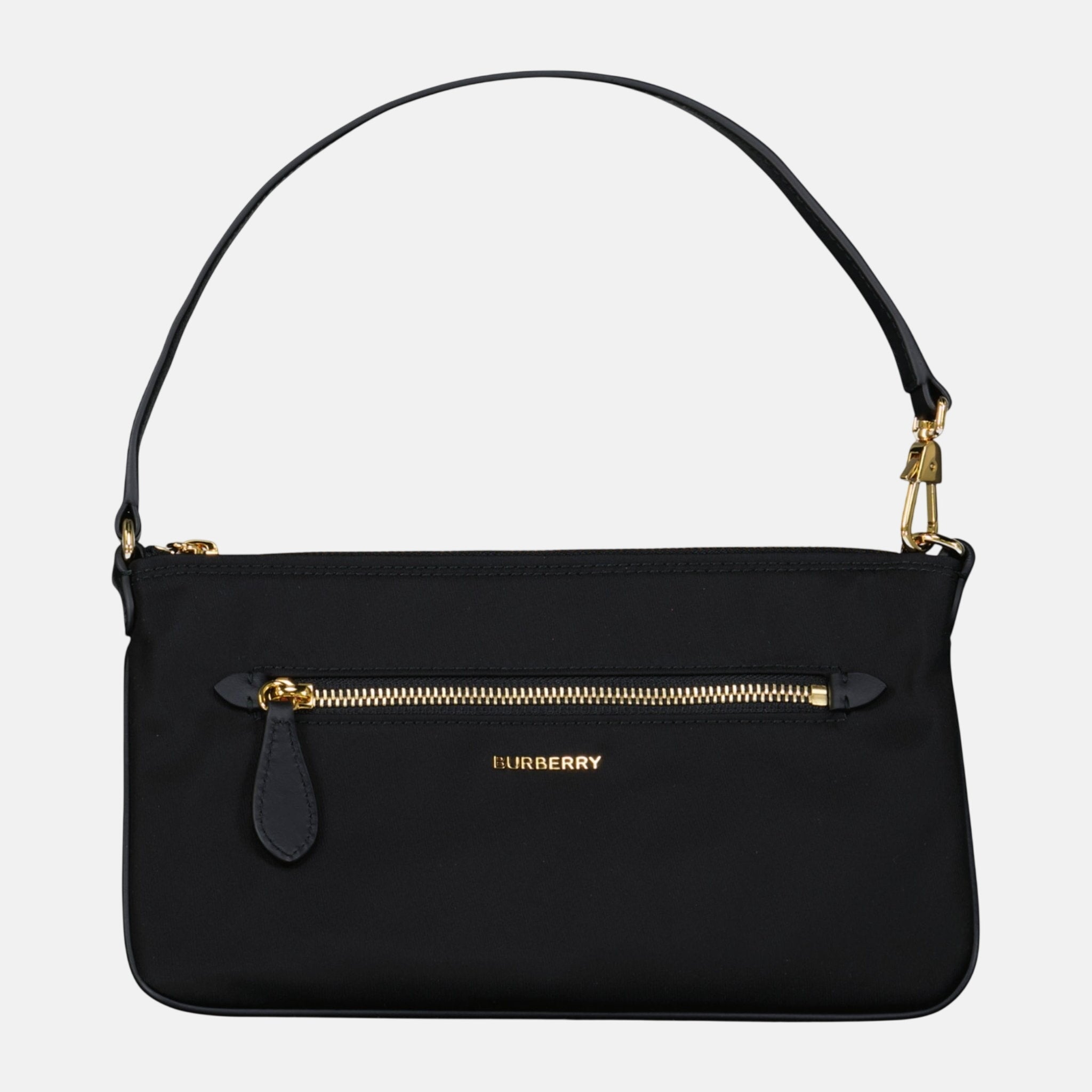 Burberry Womens Nylon Pouch Shoulder Bag Black – G36 | Studio DOS by Designer Outlet Sales