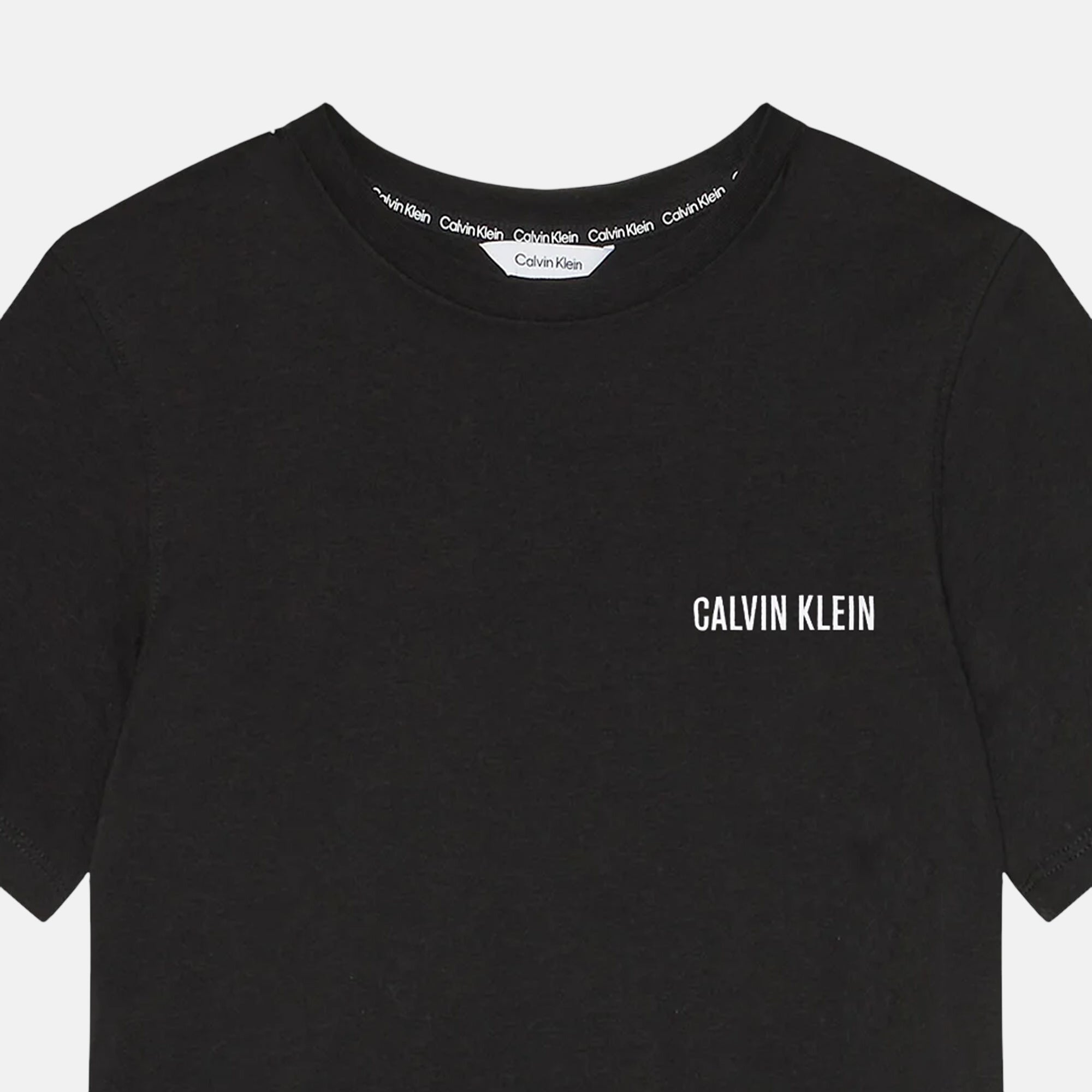 Calvin Klein Mens Logo Print Crew T-Shirt Black – SS25247-S | Studio DOS by Designer Outlet Sales
