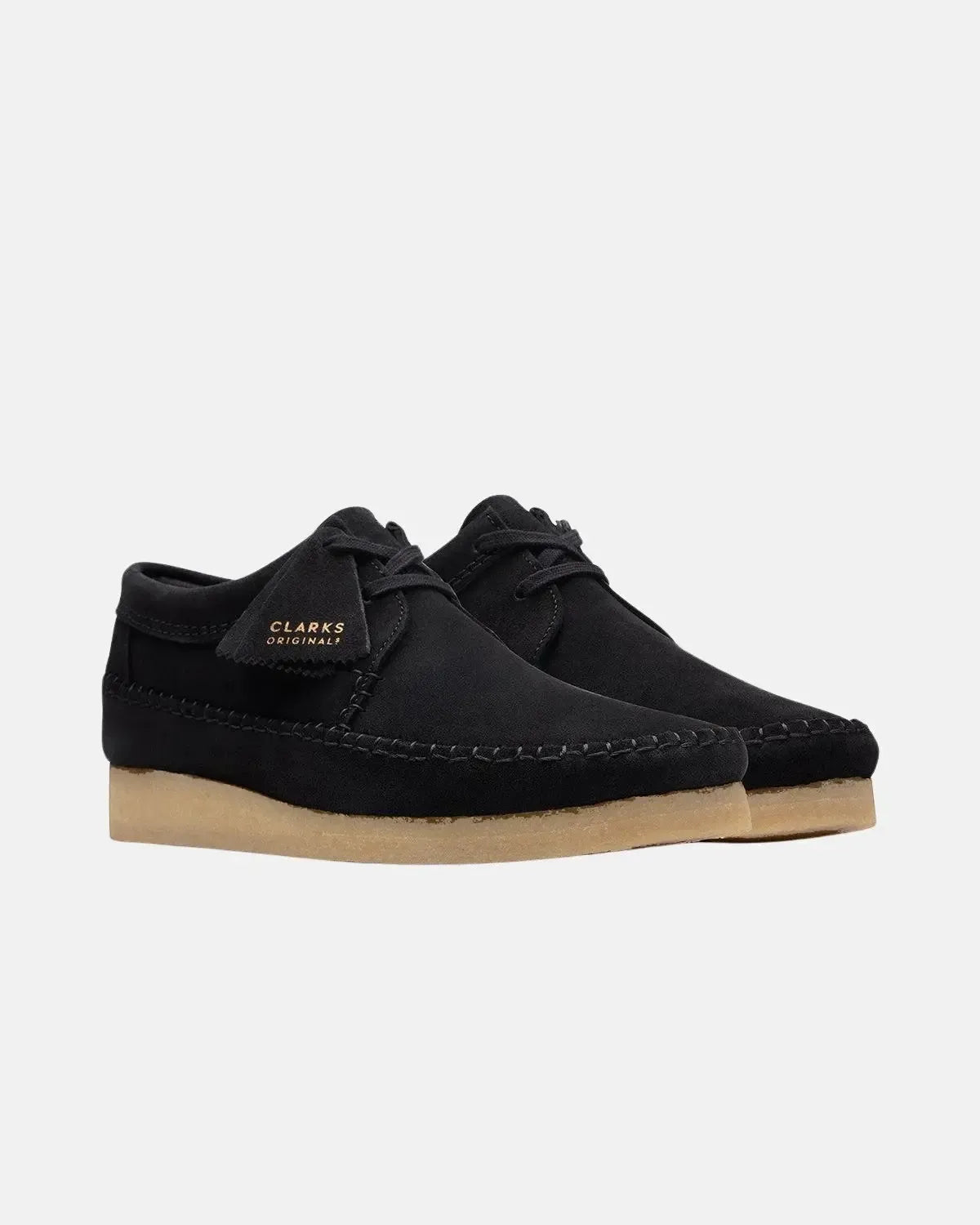 CLARKS ORIGINALS WEAVER SHOES BLACK SUEDE – CLARKS-26165081-UK7 | Studio DOS by Designer Outlet Sales