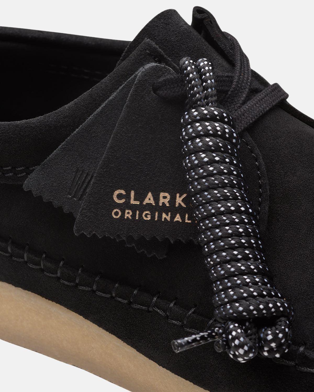 CLARKS ORIGINALS WEAVER SHOES BLACK SUEDE – CLARKS-26165081-UK7 | Studio DOS by Designer Outlet Sales