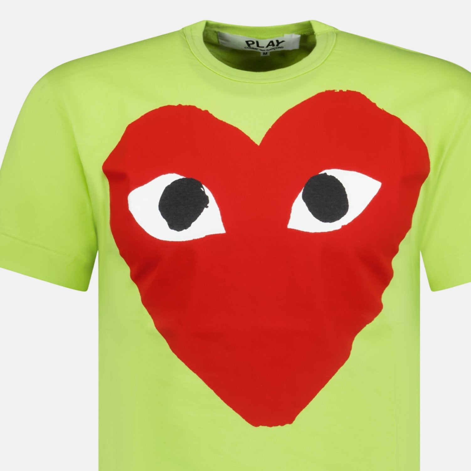 Comme Des Garcons Play Big Print Heart T-Shirt Green – C11 | Studio DOS by Designer Outlet Sales