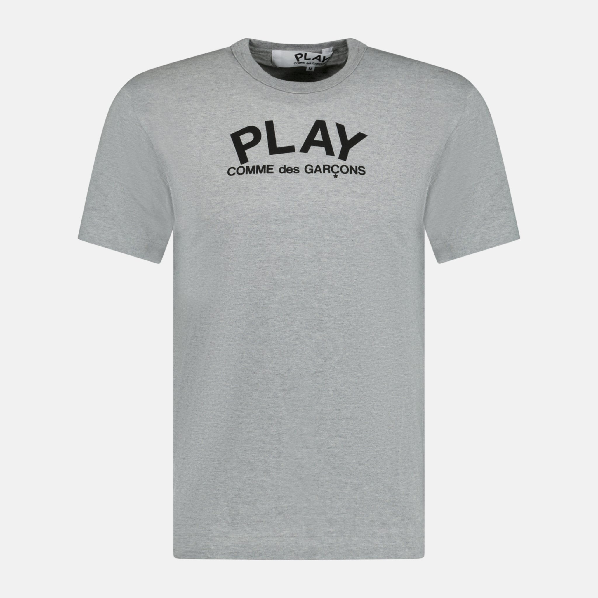 Comme Des Garcons Play Logo T-Shirt Grey – A60 | Studio DOS by Designer Outlet Sales