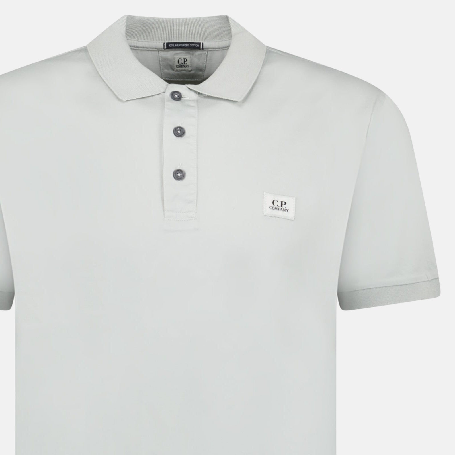 CP Company 70/2 Mercerized Polo Shirt Blue Fox – C89 | Studio DOS by Designer Outlet Sales