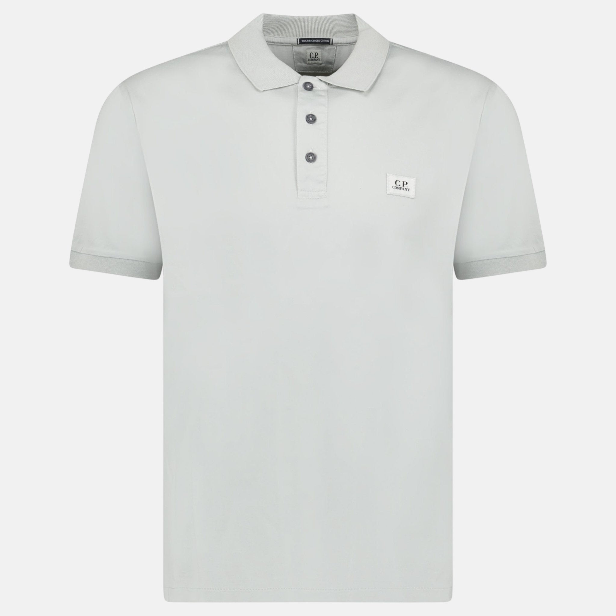 CP Company 70/2 Mercerized Polo Shirt Blue Fox – C89 | Studio DOS by Designer Outlet Sales