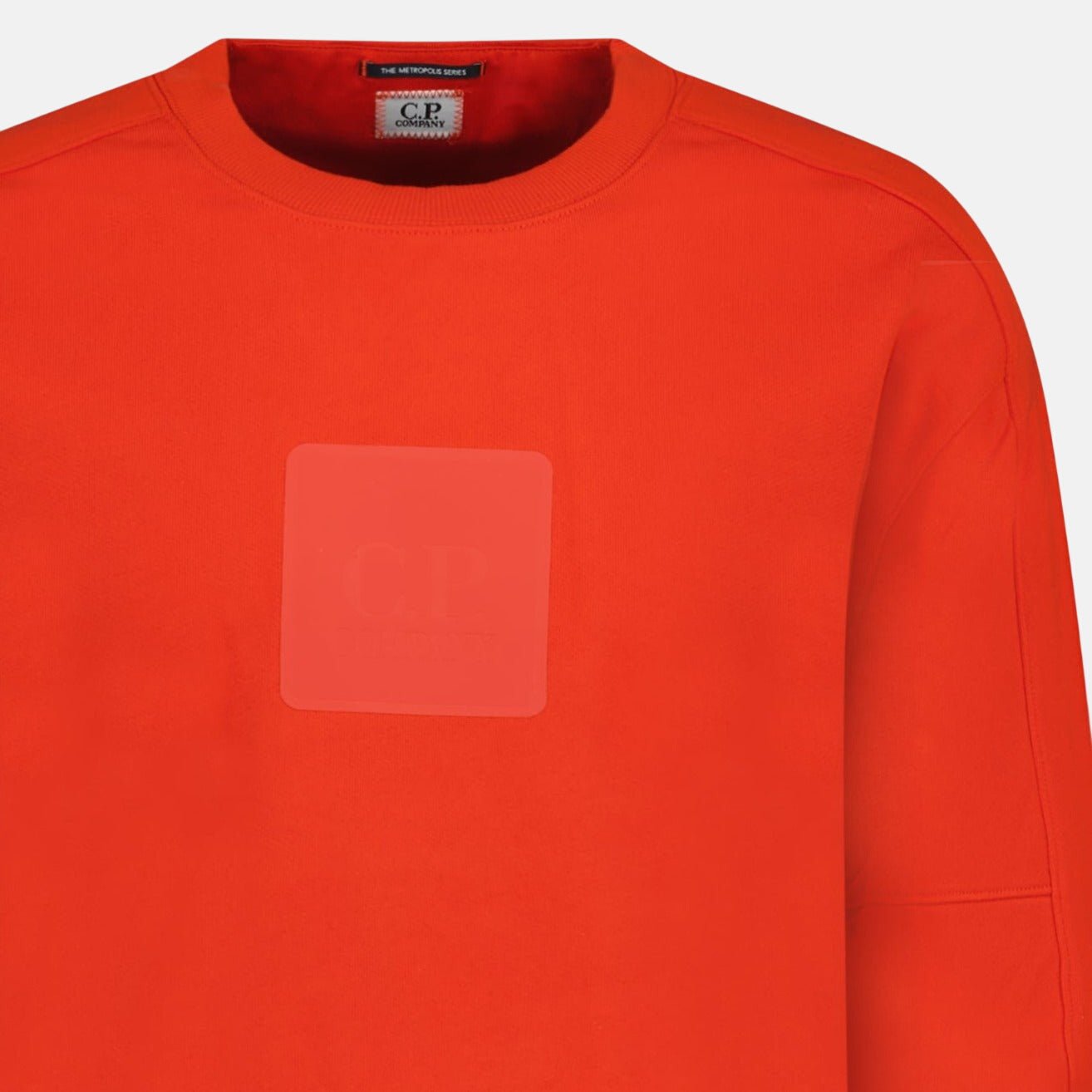 CP Company Chest Patch Logo Sweatshirt Red – B40 | Studio DOS by Designer Outlet Sales