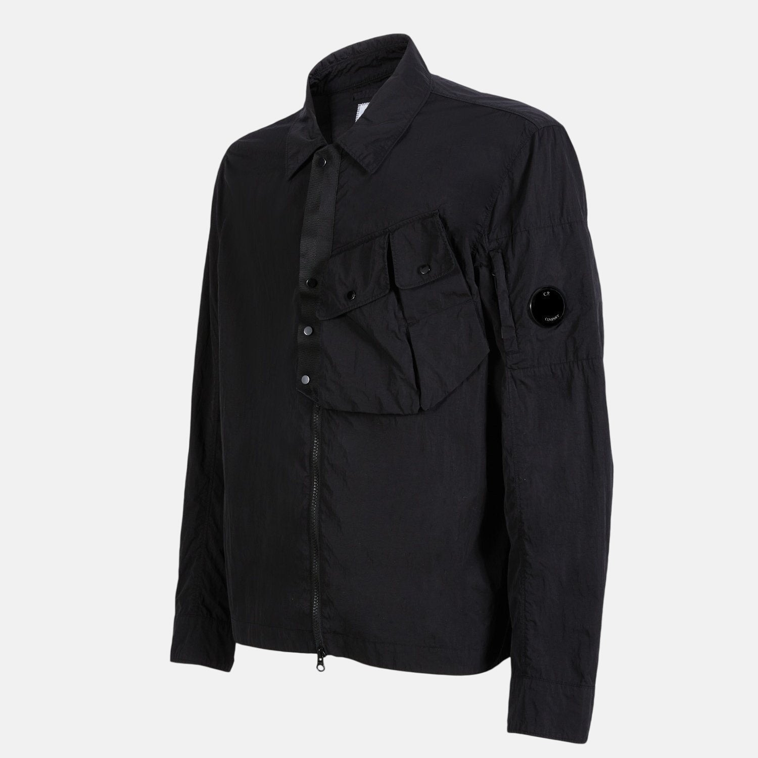 CP Company Chrome Overshirt Black – C41 | Studio DOS by Designer Outlet Sales