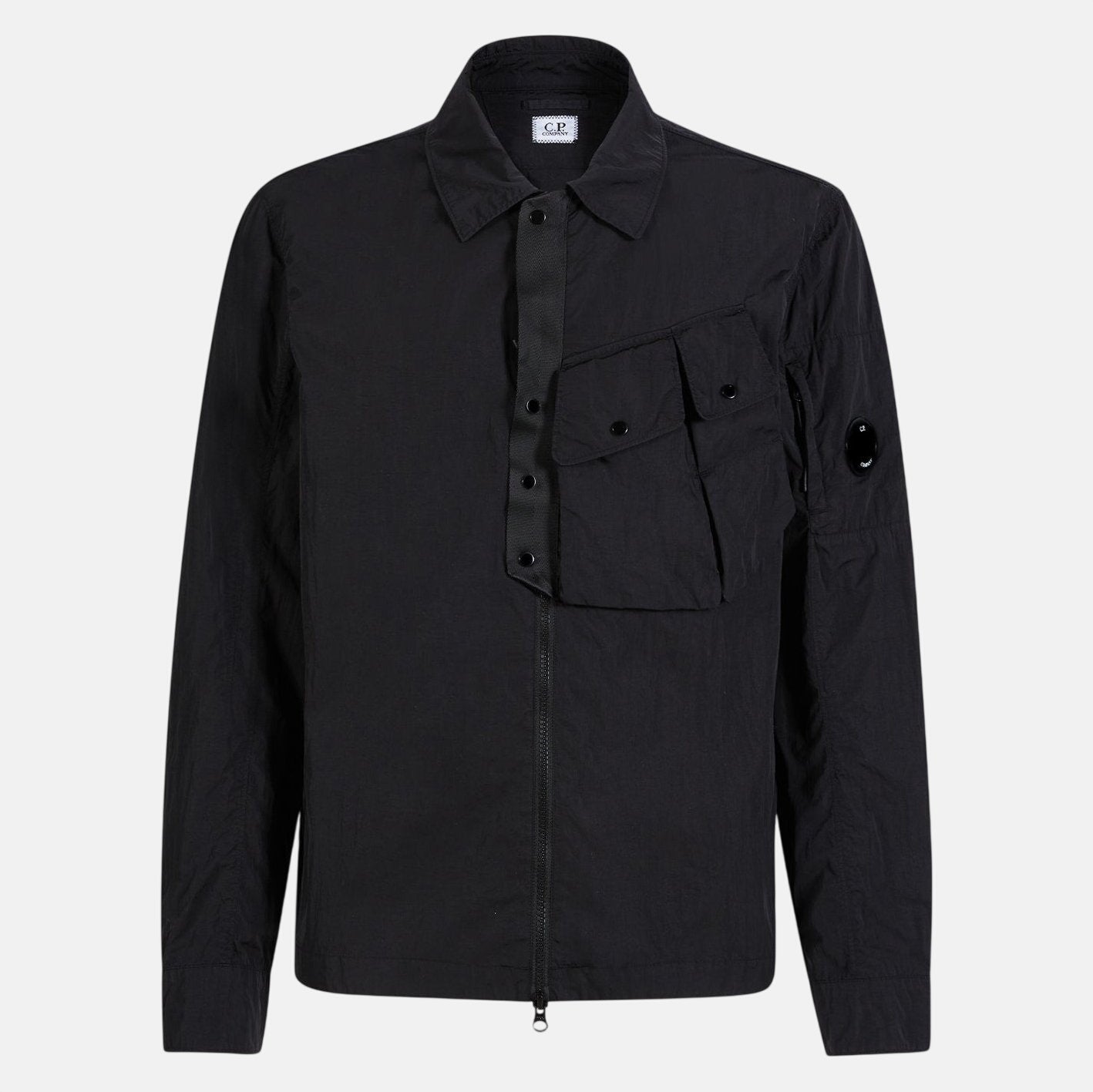 CP Company Chrome Overshirt Black – C41 | Studio DOS by Designer Outlet Sales
