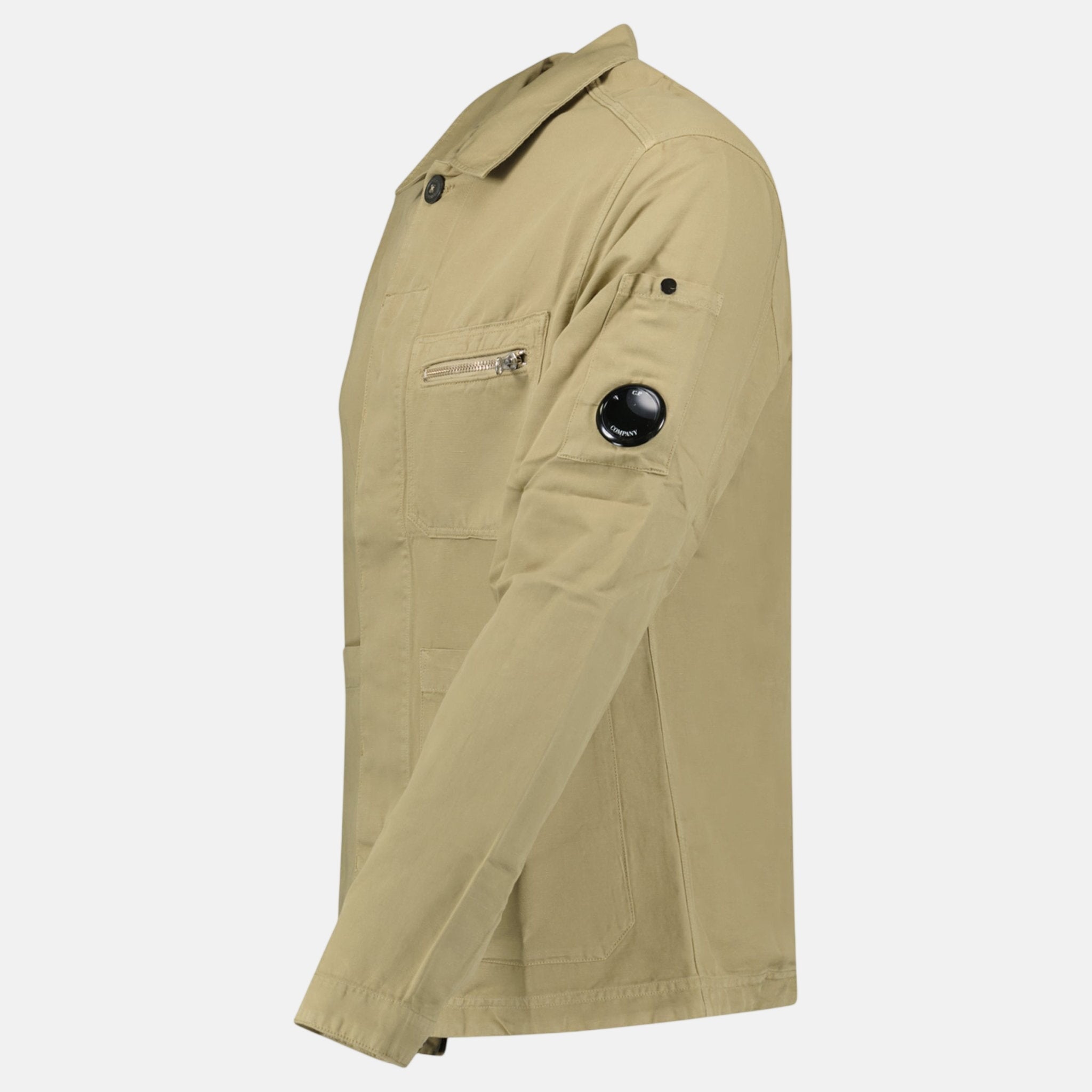 CP Company Cotton Linen Overshirt Tree House – C71 | Studio DOS by Designer Outlet Sales