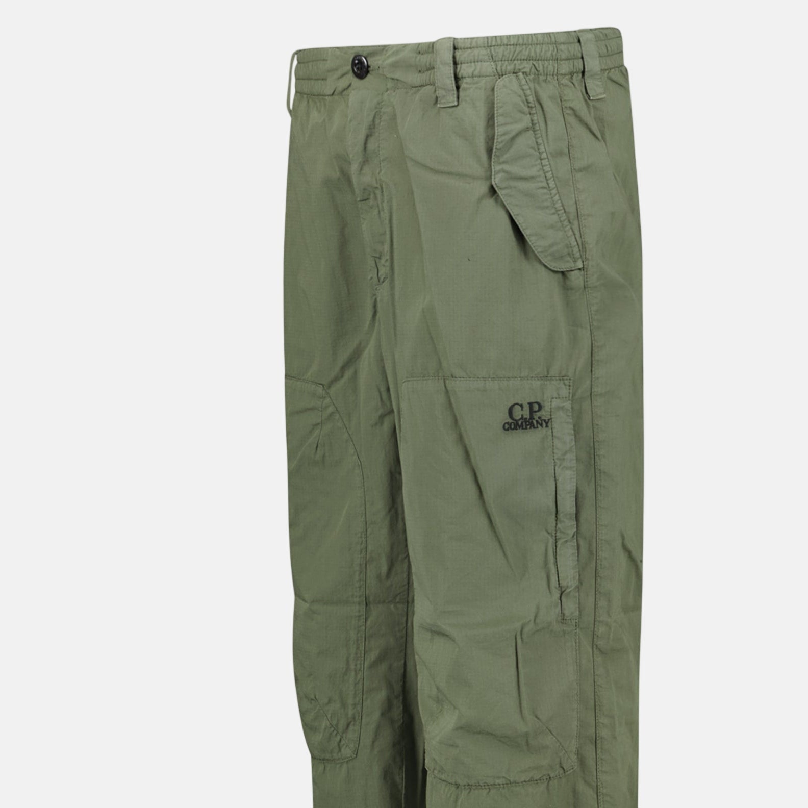 CP Company Cotton Rip Stop Loose Cargo Pants Thyme – C32 | Studio DOS by Designer Outlet Sales