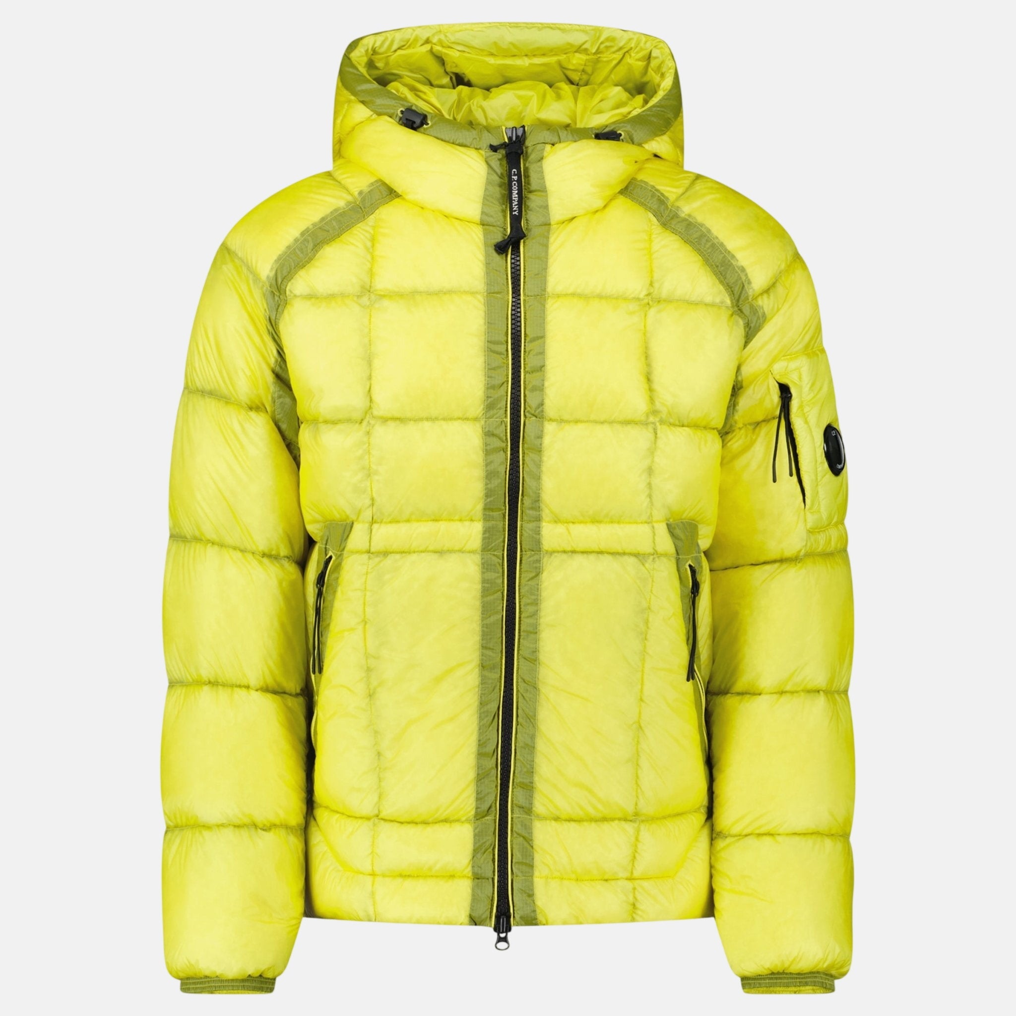 CP Company D.D. Shell Hooded Down Puffer Jacket Green Sheen – Rail 6 L | Studio DOS by Designer Outlet Sales
