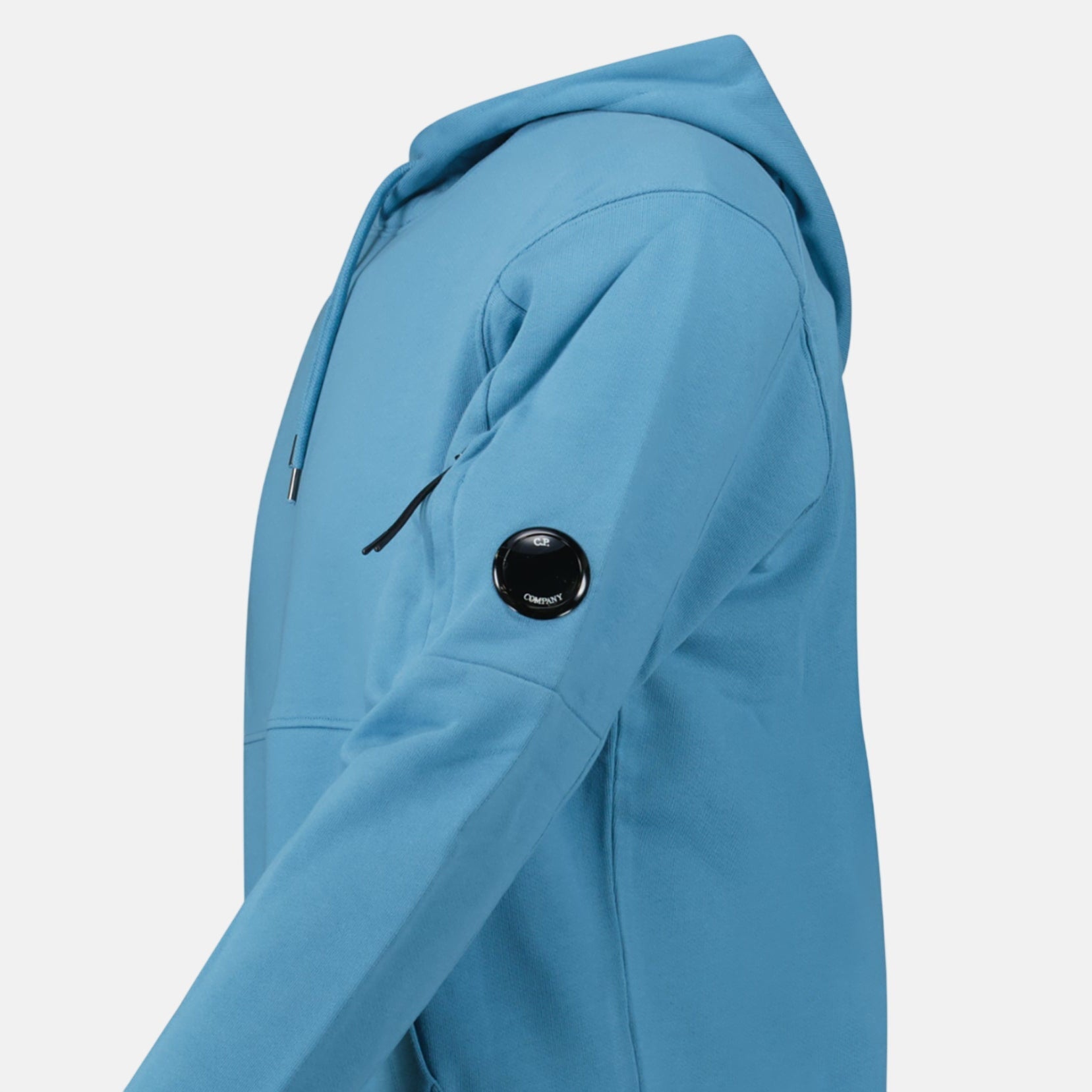 CP Company Diagonal Raised Fleece Hooded Lens Sweatshirt Aegean Blue – A6 | Studio DOS by Designer Outlet Sales