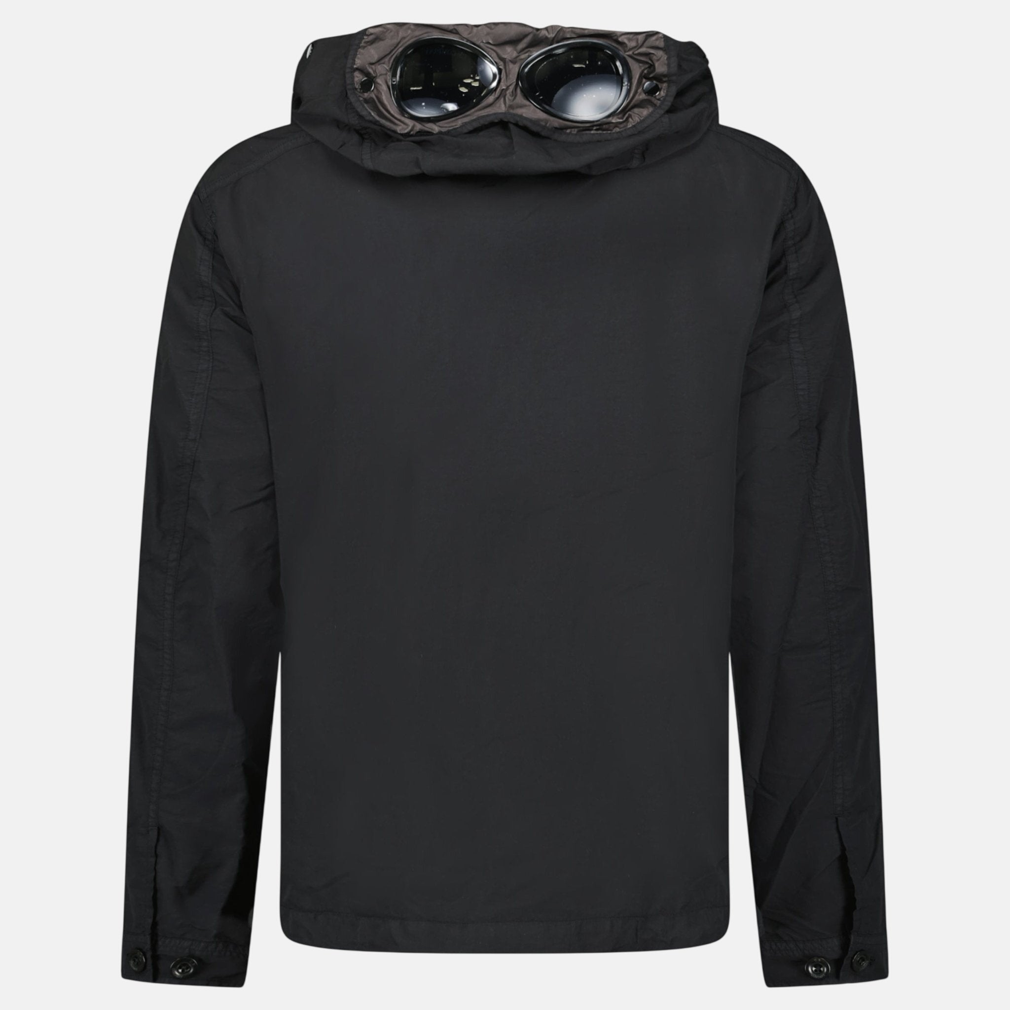CP Company Flatt Nylon Goggle Overshirt Black – B32 | Studio DOS by Designer Outlet Sales