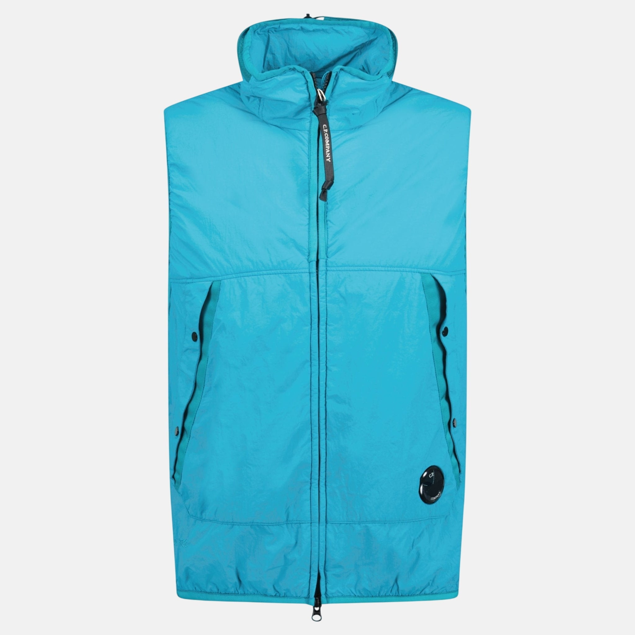 CP Company G.D.P. Padded Gilet Aqua – A58 | Studio DOS by Designer Outlet Sales