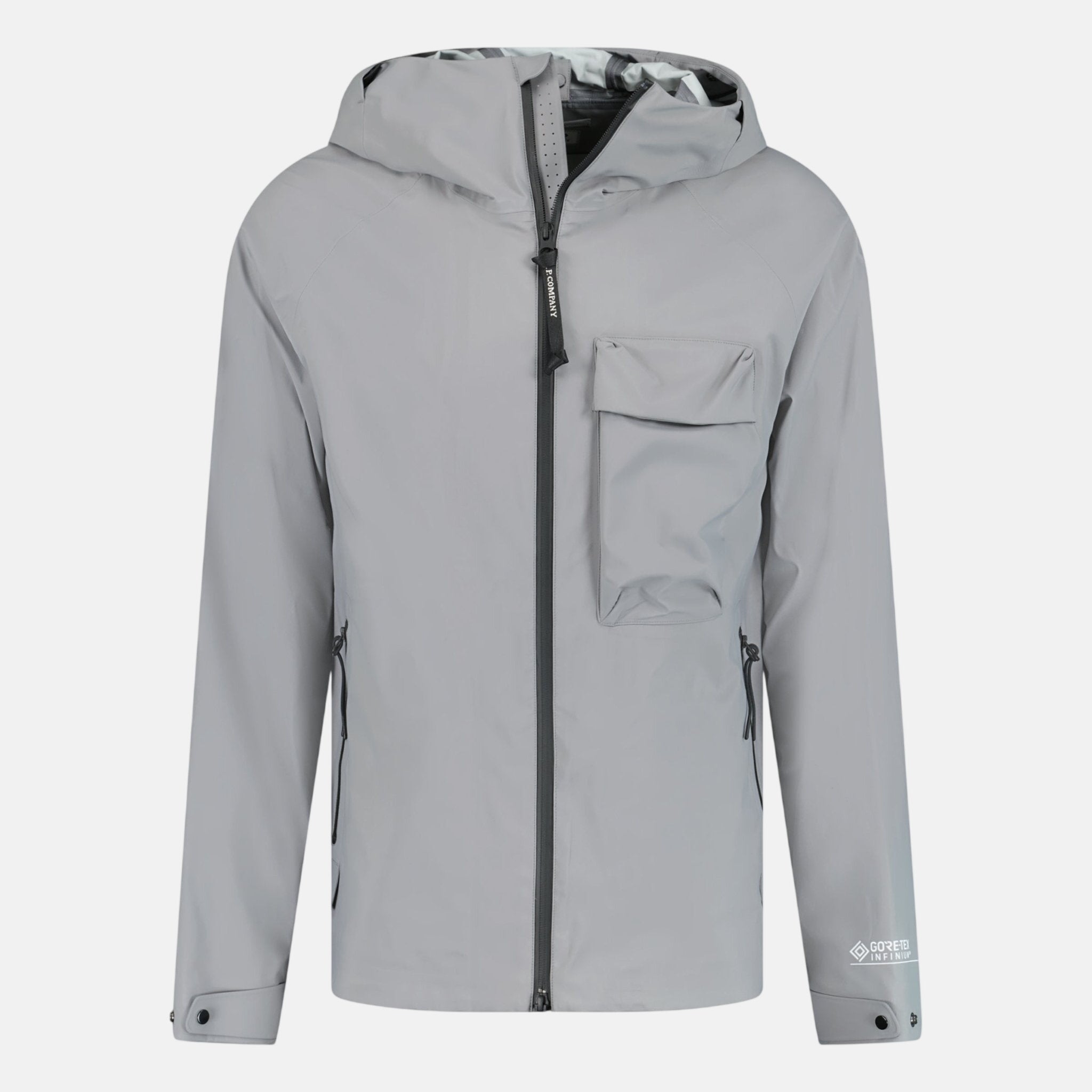 CP Company 'Goretex Infinium' Goggle Hood Jacket Grey – B15 | Studio DOS by Designer Outlet Sales