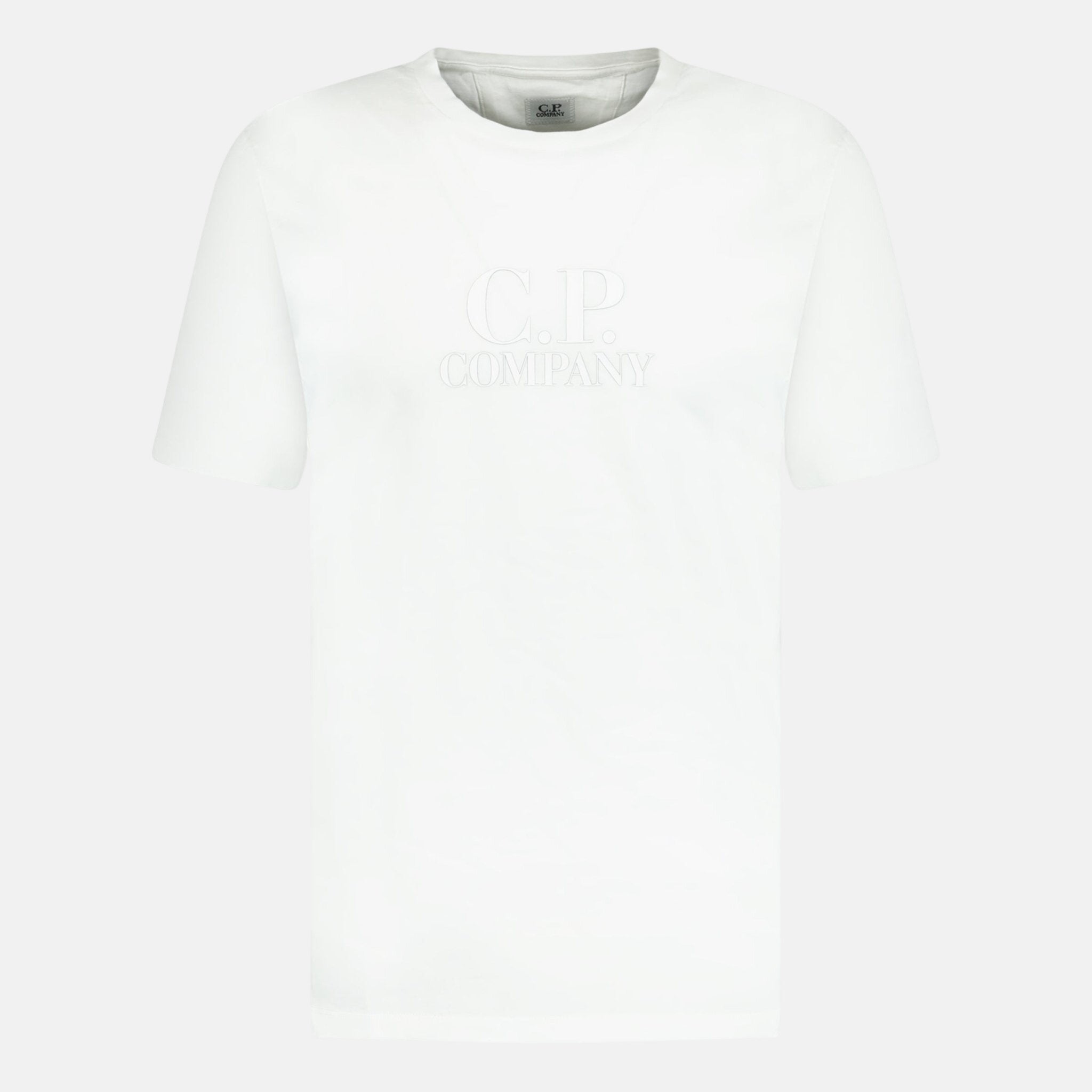 CP Company Large Logo T-Shirt White – A12 | Studio DOS by Designer Outlet Sales
