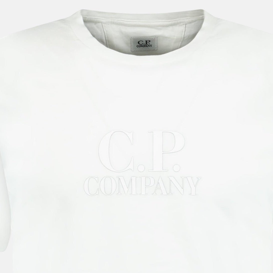 CP Company Large Logo T-Shirt White – A12 | Studio DOS by Designer Outlet Sales