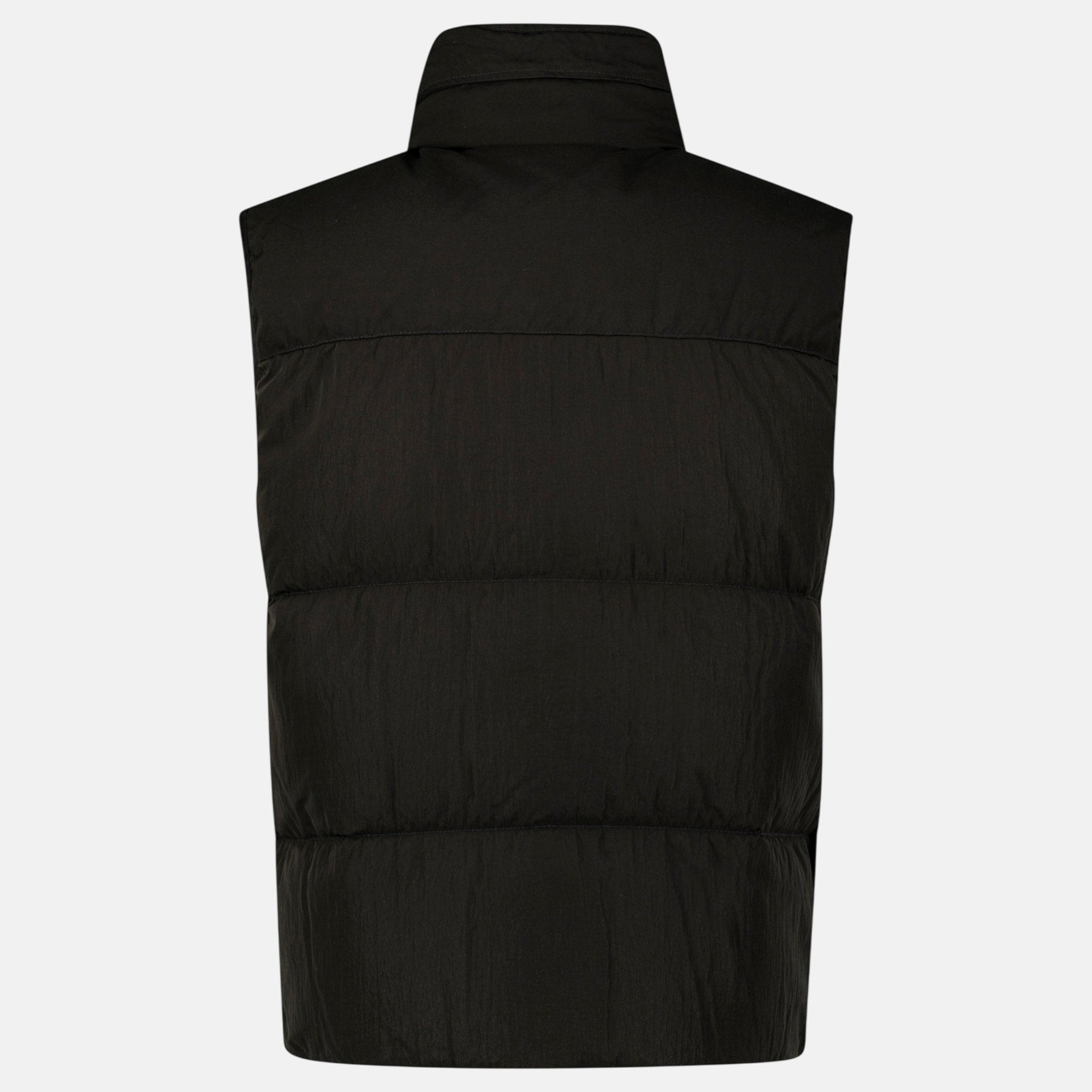 CP Company Lens Garment Dyed ECO - Chrome R Gilet Black – Rail 6 U | Studio DOS by Designer Outlet Sales